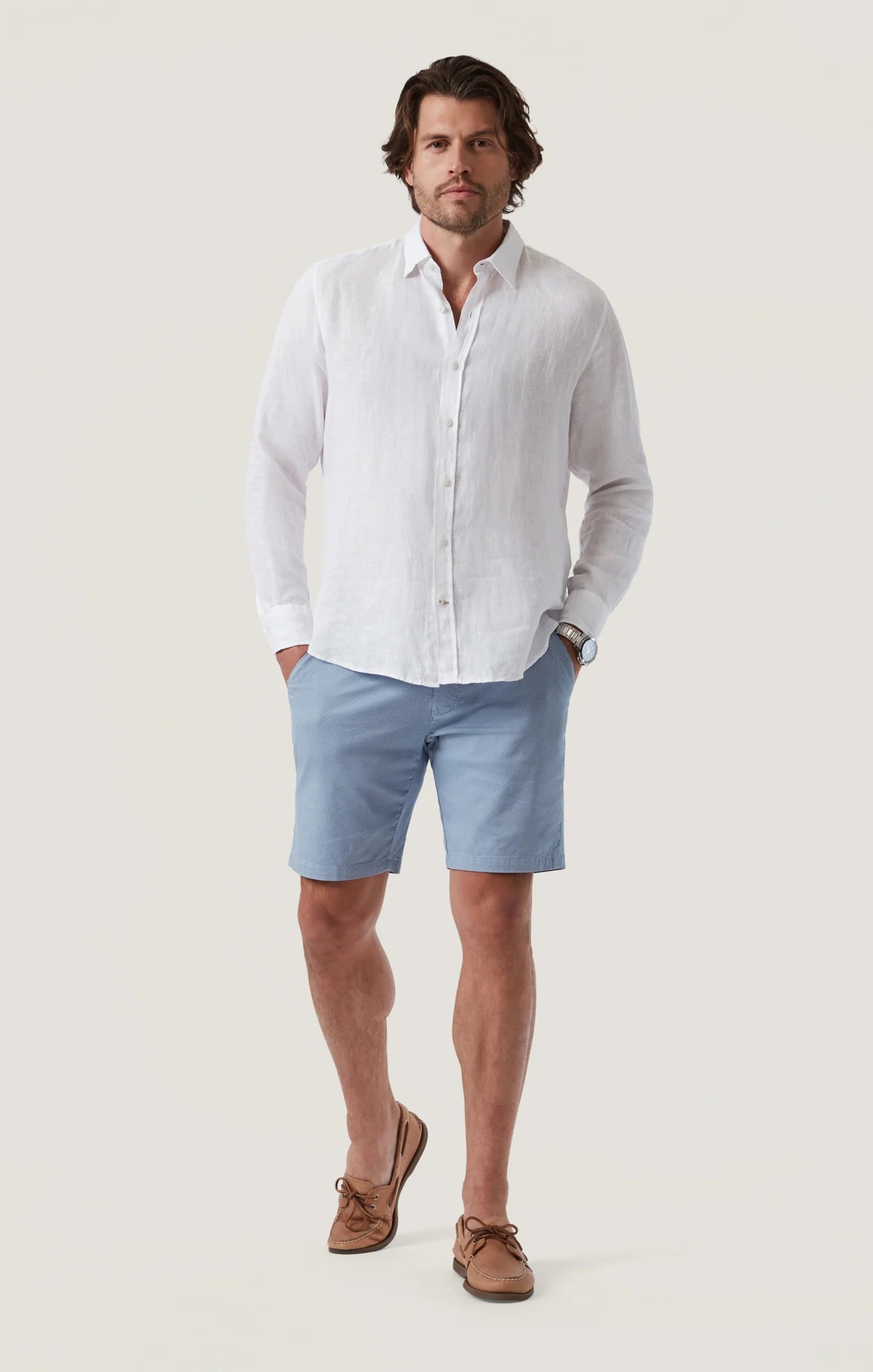 Arizona Short in Blue Tie Print
