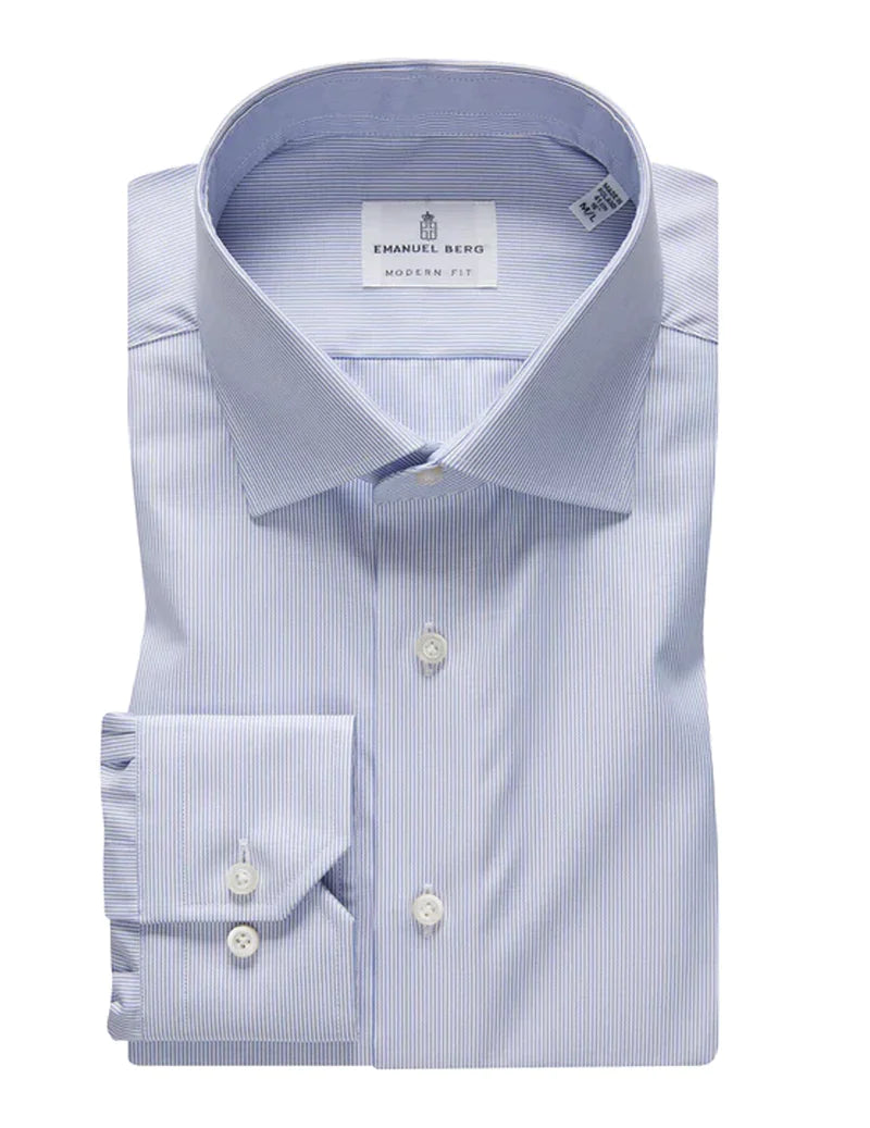 Traveller Dress Shirt in Bright Blue