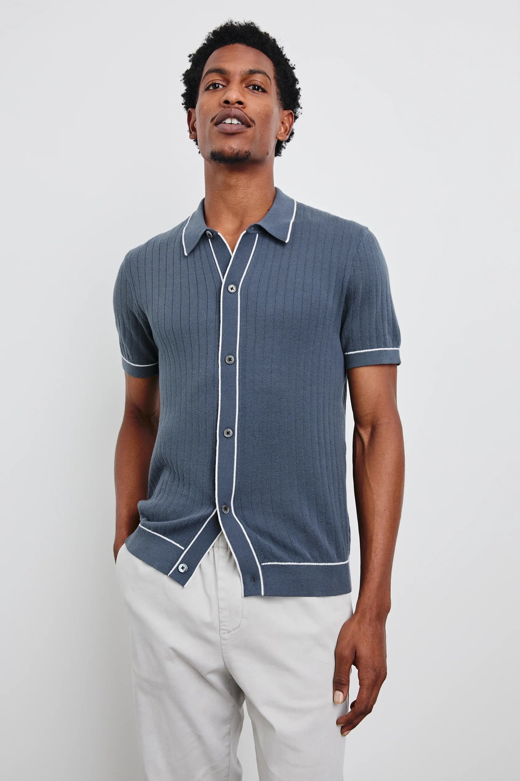 Vernon Shirt in Faded Navy