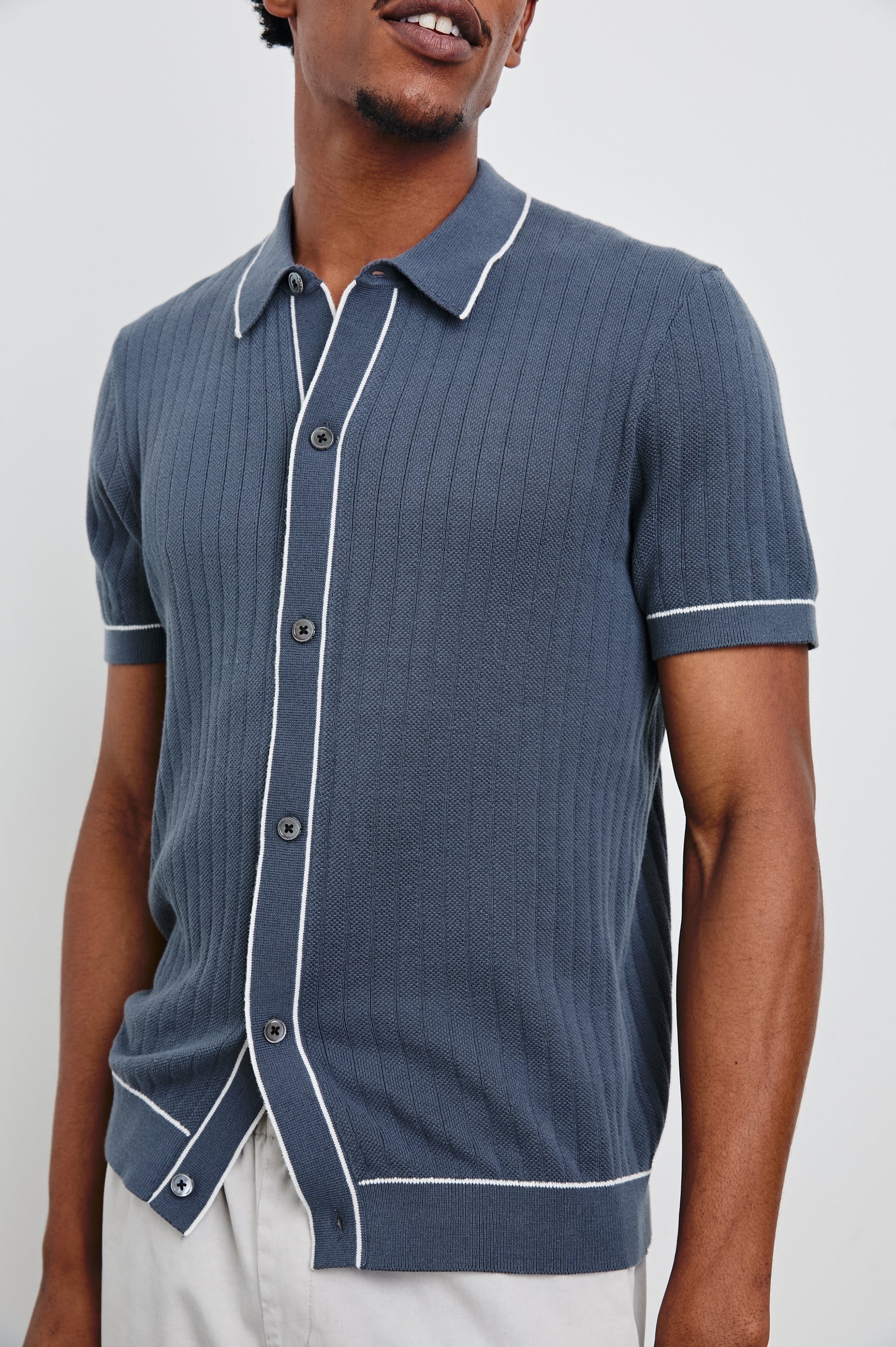 Vernon Shirt in Faded Navy