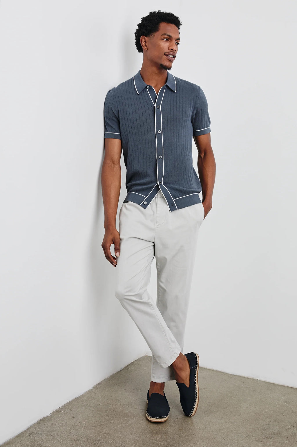 Vernon Shirt in Faded Navy