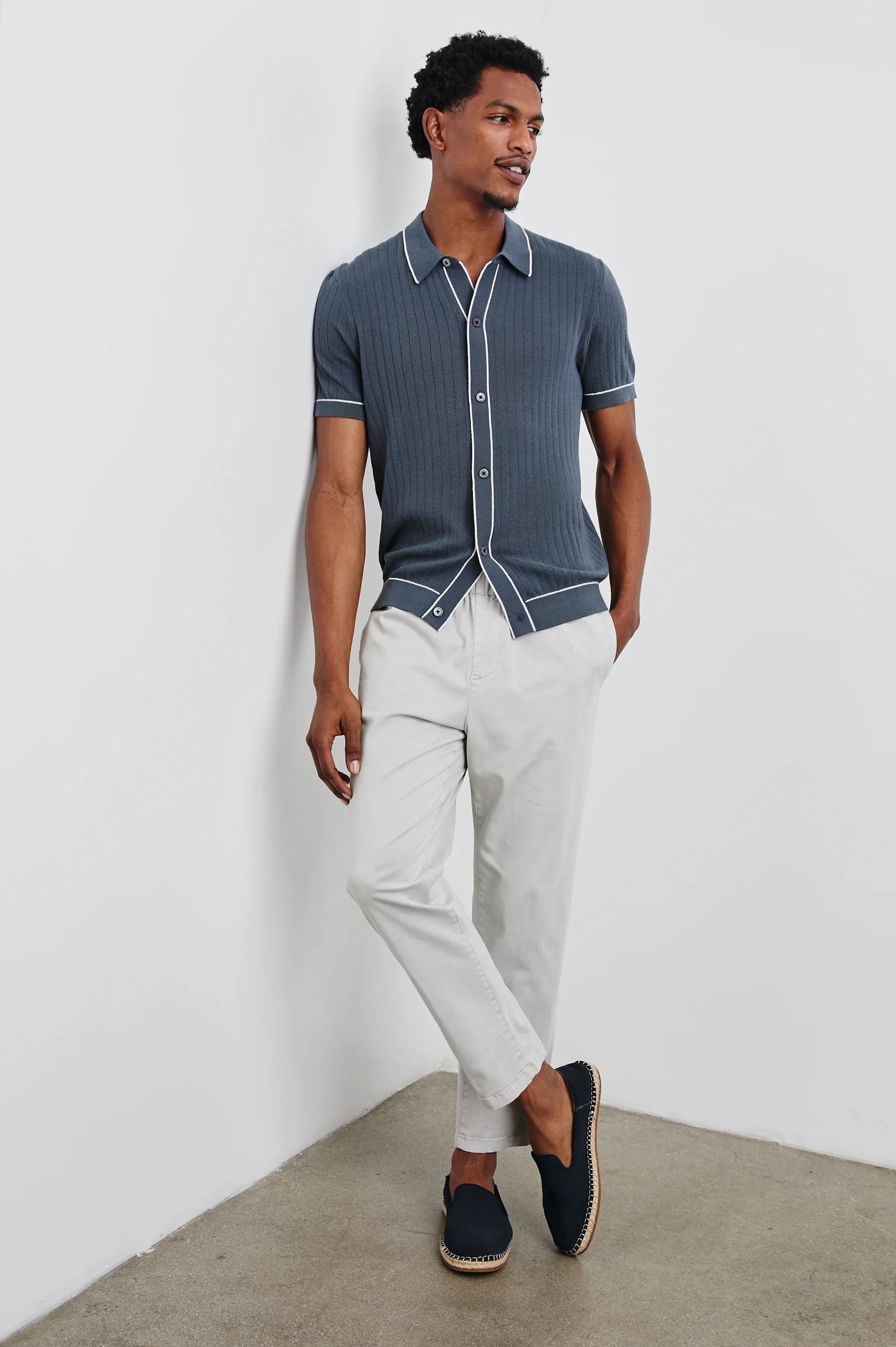 Vernon Shirt in Faded Navy