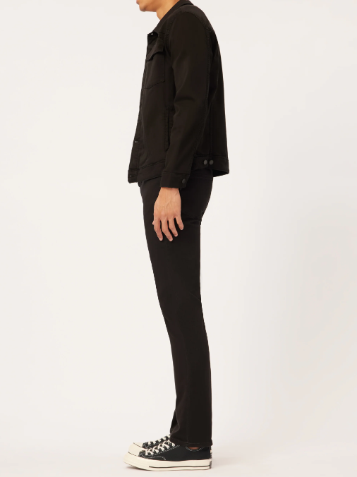 Vaughn Denim Jacket in Cavern (Blk)