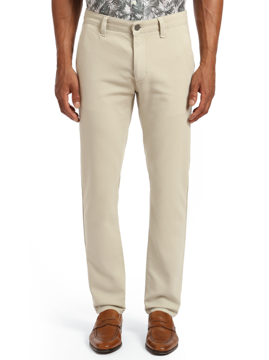 Verona Slim Leg Chino Pants In Willow High Flyer