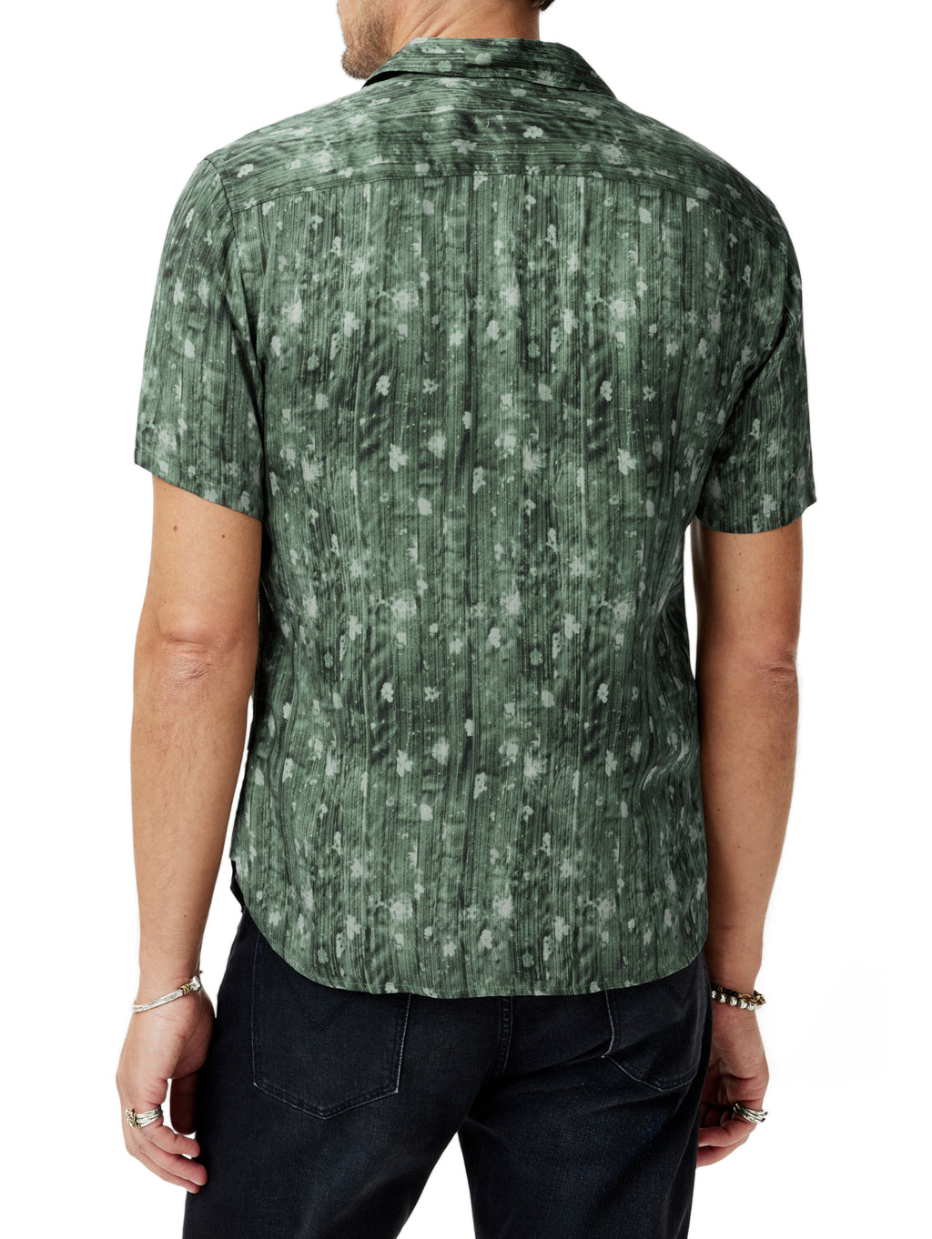 Sean SS Button Up in Clover Green