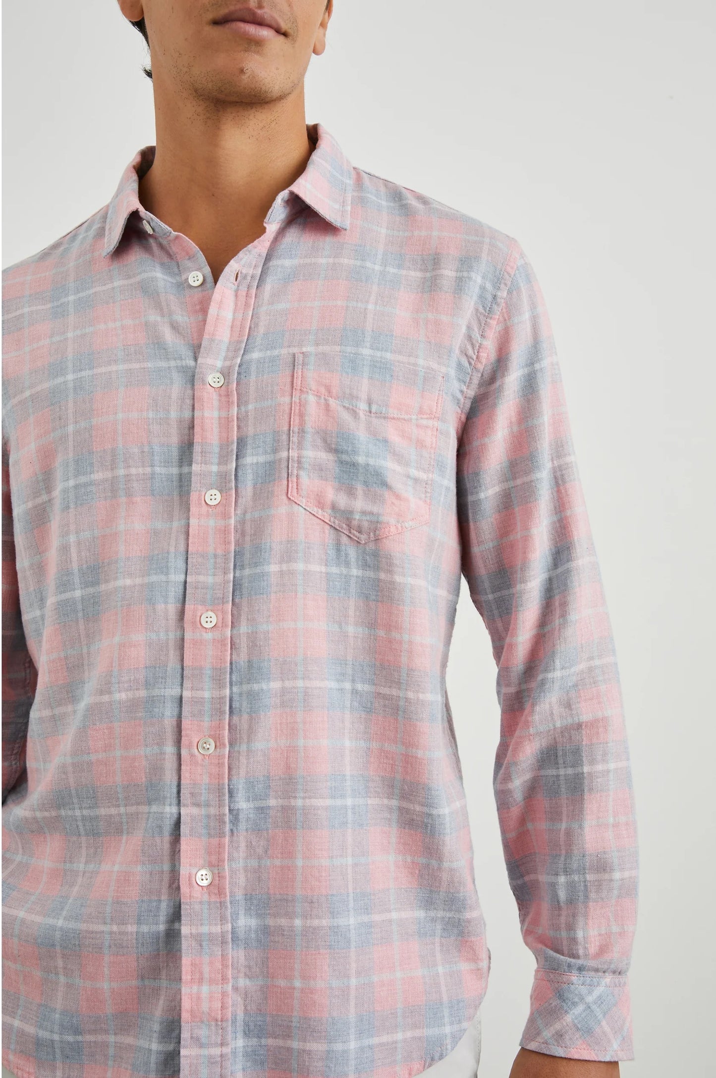 Wyatt Shirt in Guava Sea Glass