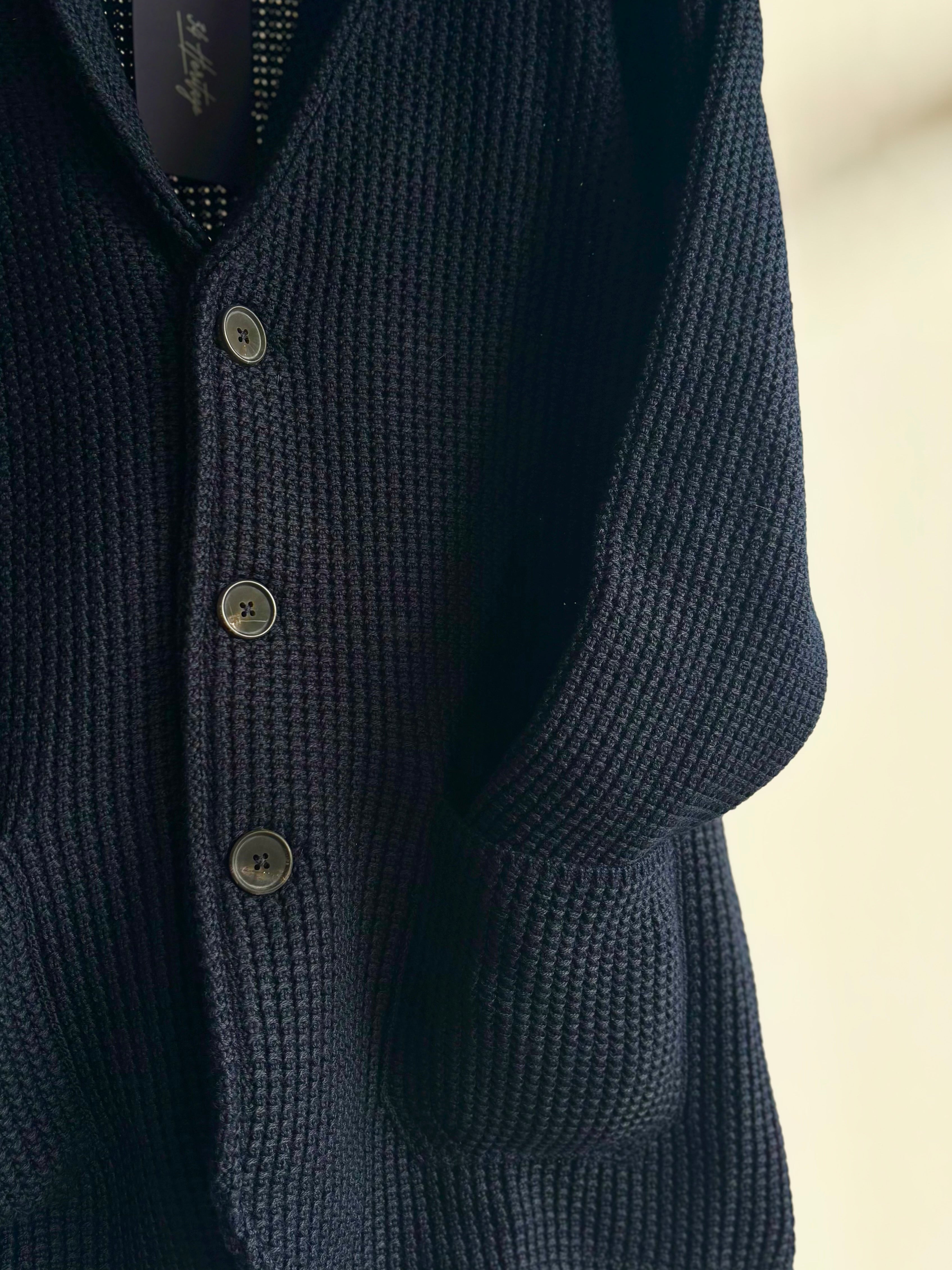 Birch Sweater Blazer in Navy