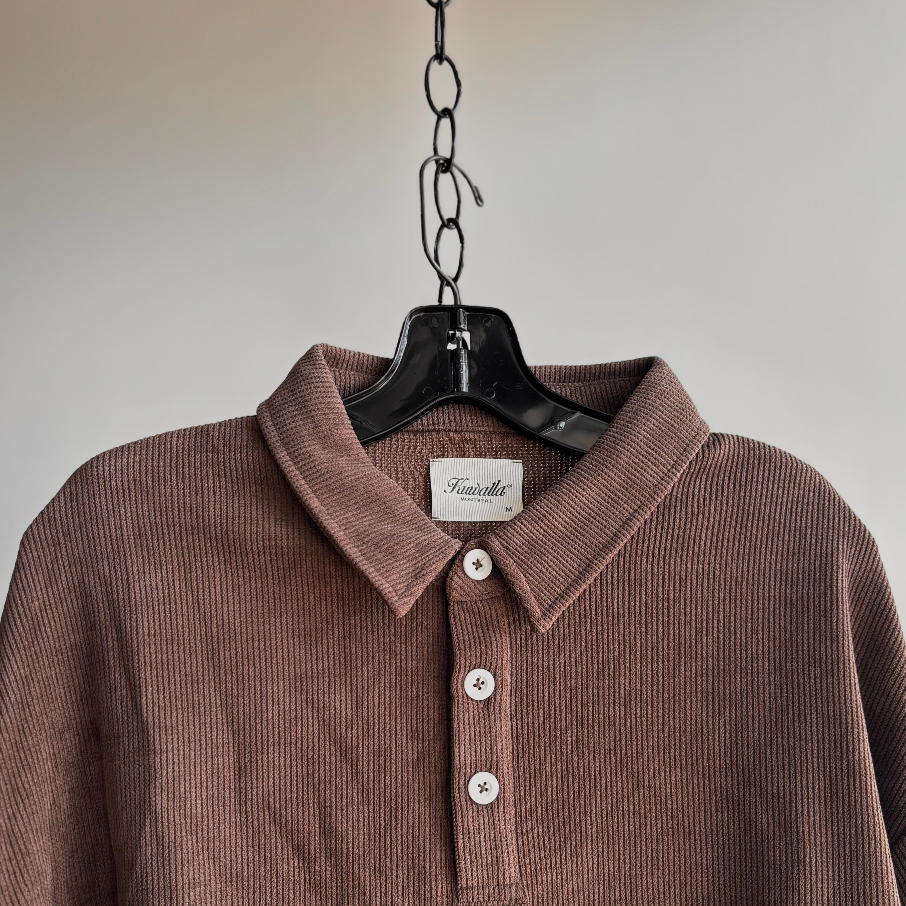 Chenille Shirt in Brown