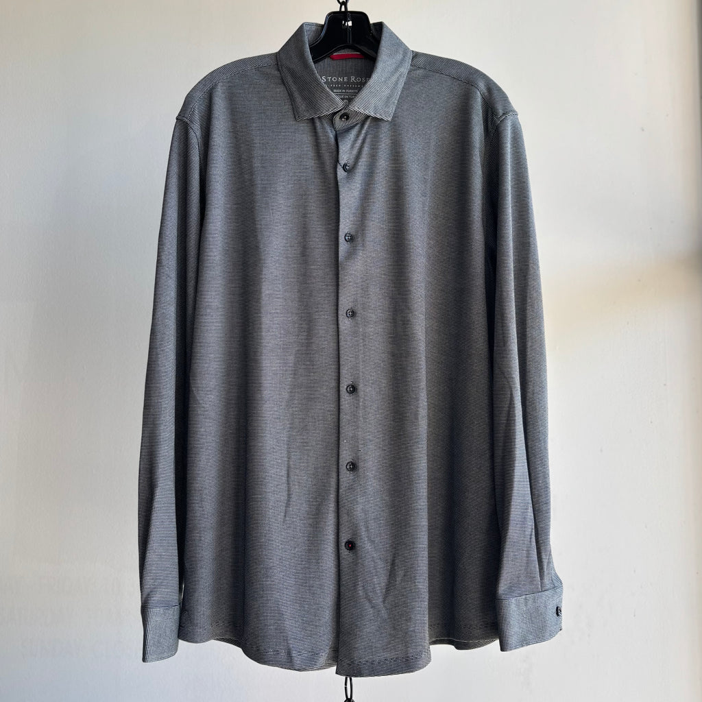 Long Sleeve Pique Knit in Grey