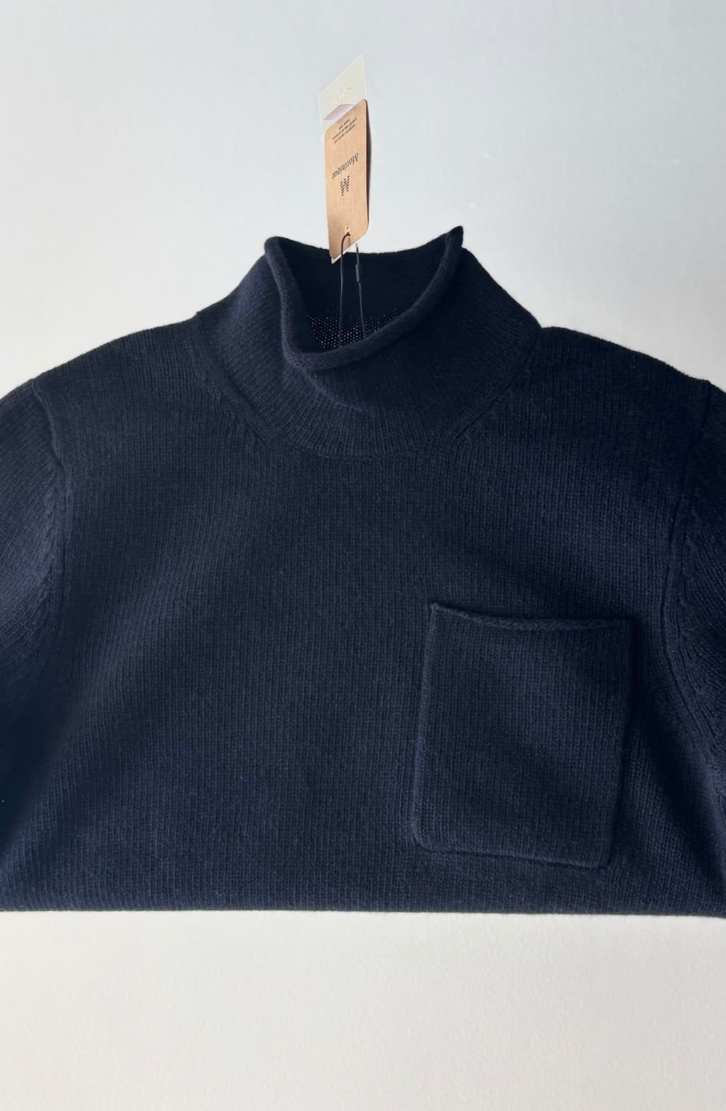 MArelaxroll Heritage Wool Sweater in Navy
