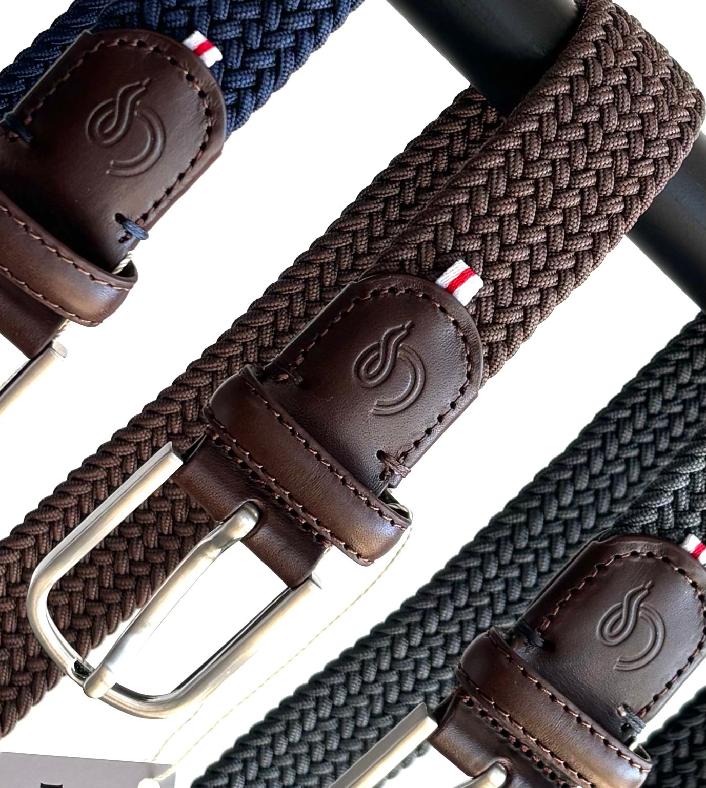 MONO Braided Belt in Brown