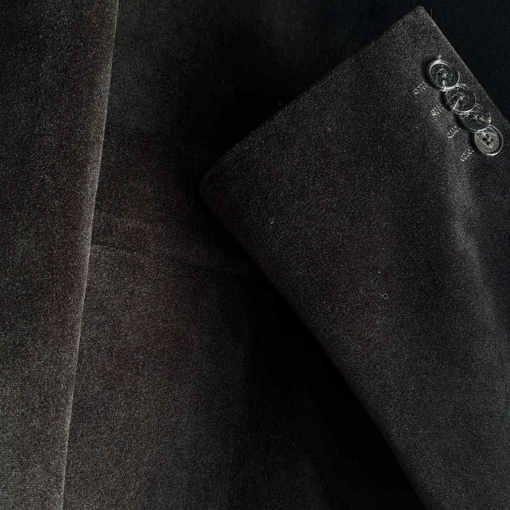 MaGeorge Velvet Blazer in Black