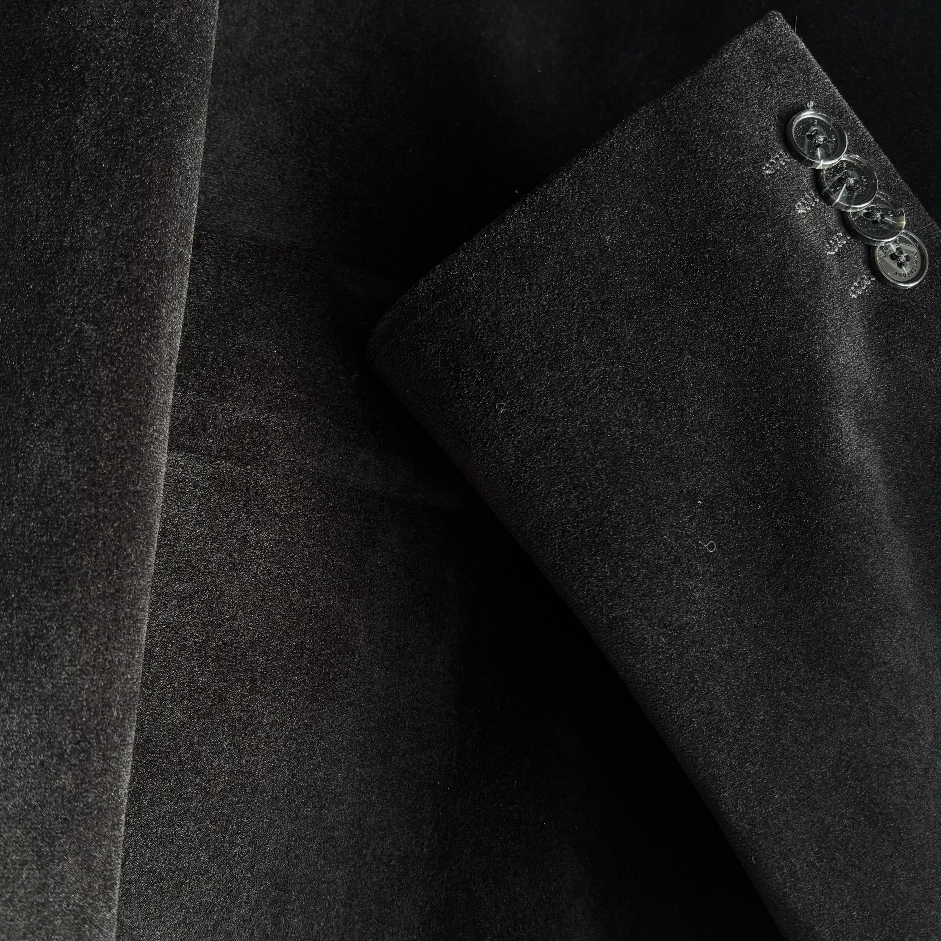 MaGeorge Velvet Blazer in Black