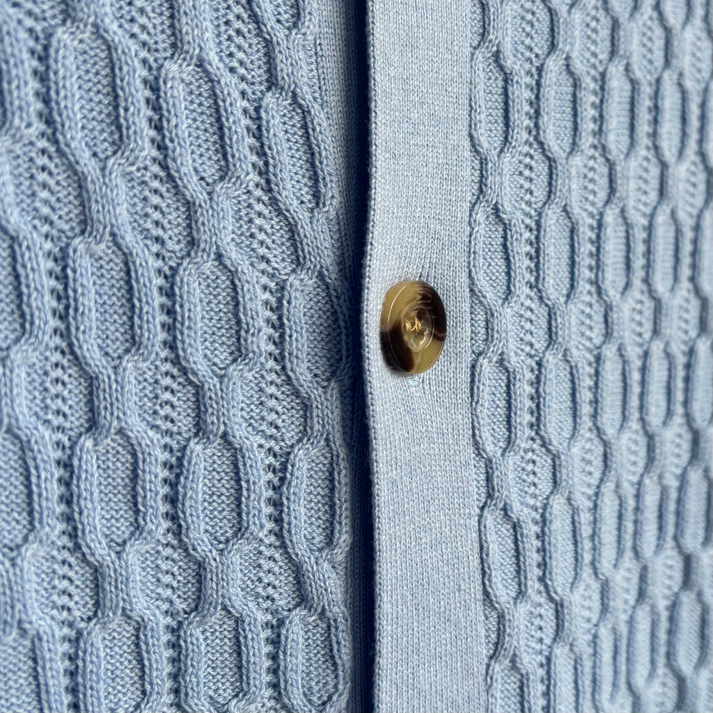 The Alder Chain Knit Polo