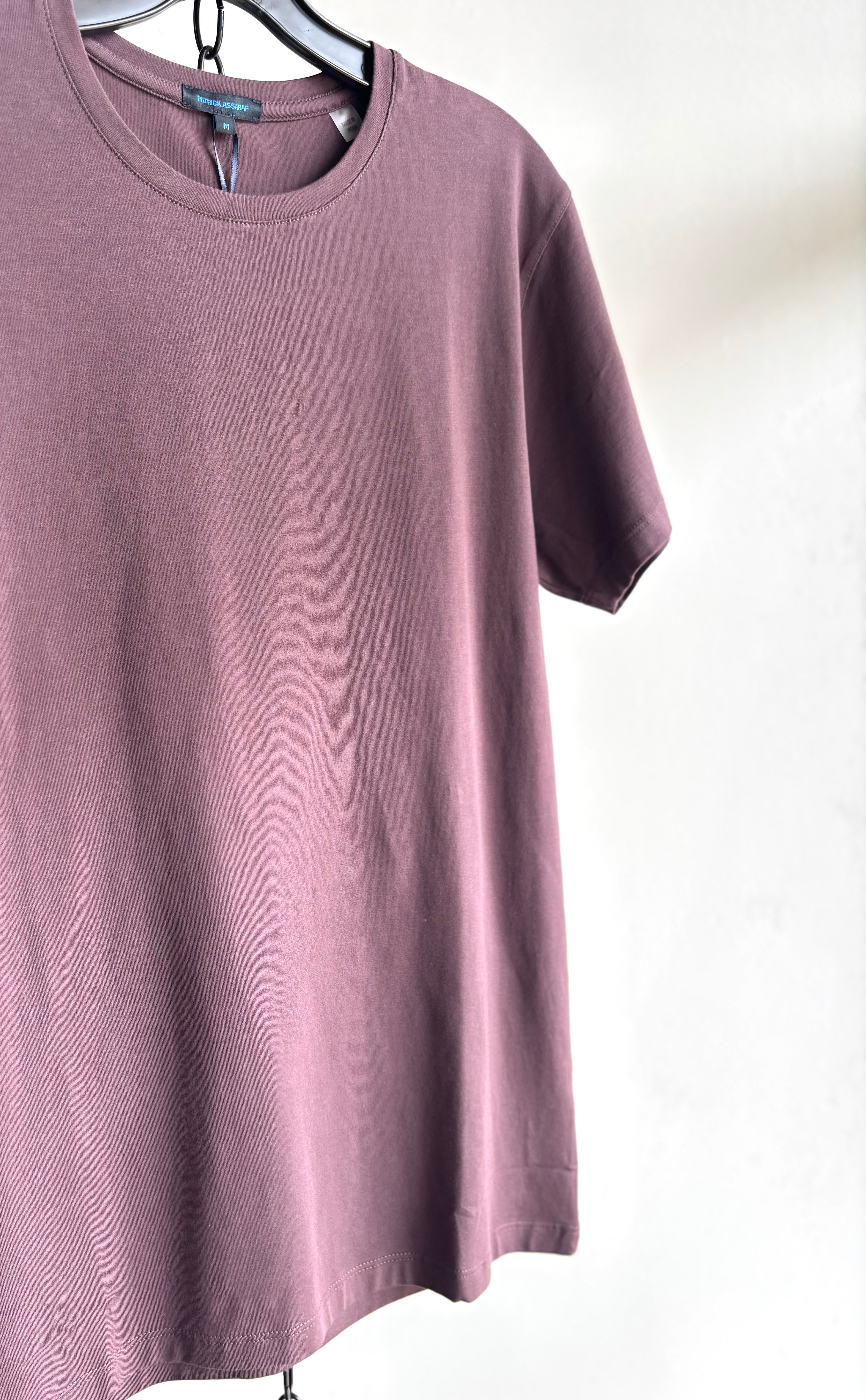 Iconic Pima Tee in Prune