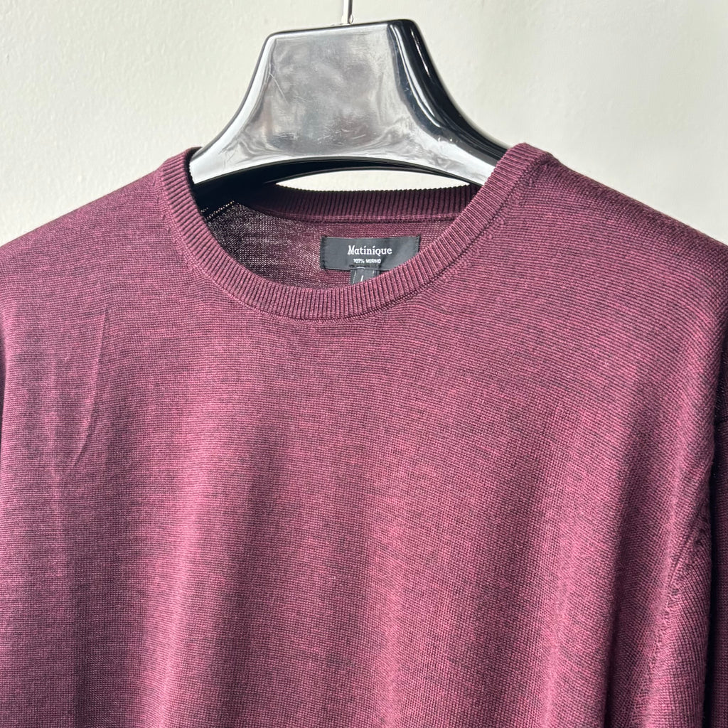 Margrate merino in Claret Melange