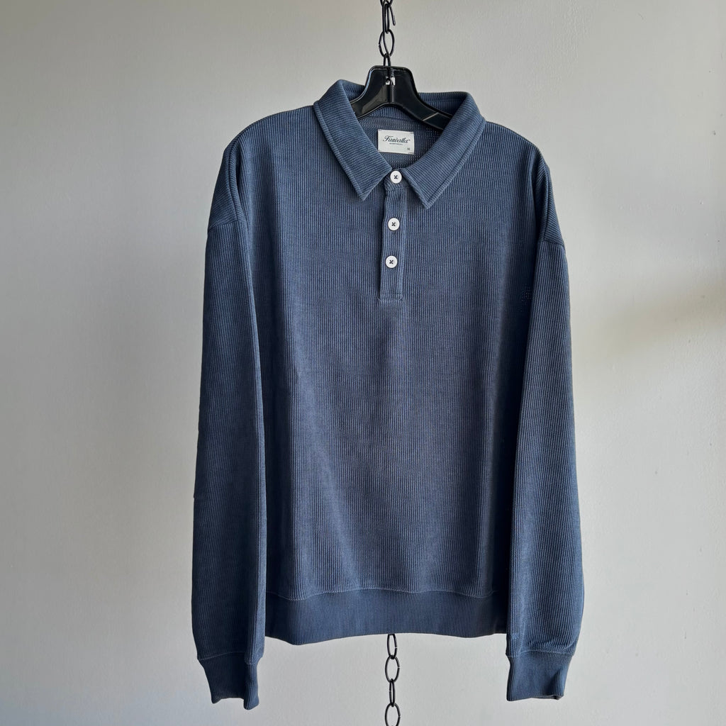 Chenille Shirt in Navy