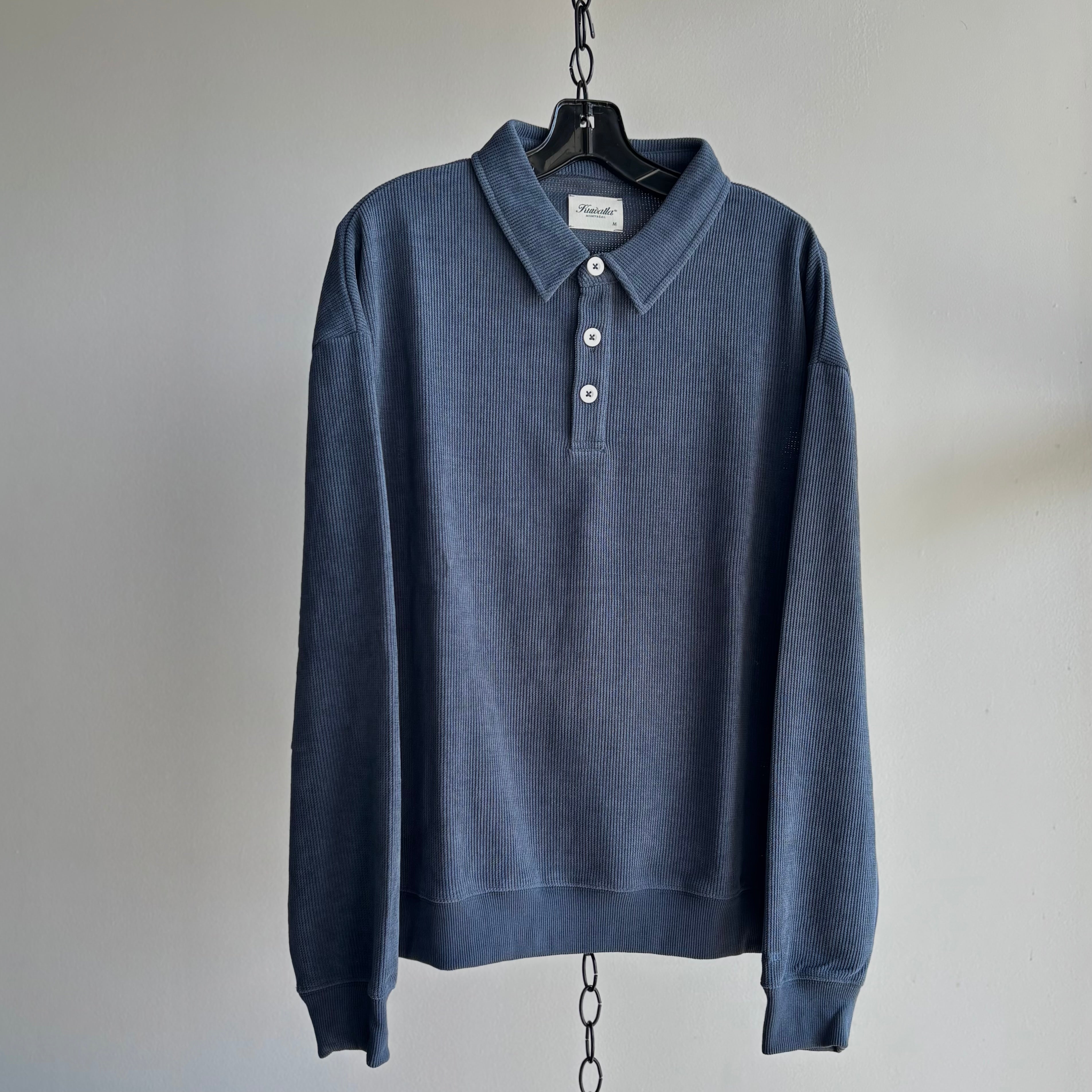 Chenille Shirt in Navy