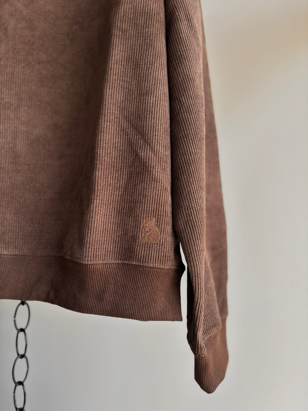 Chenille Shirt in Brown