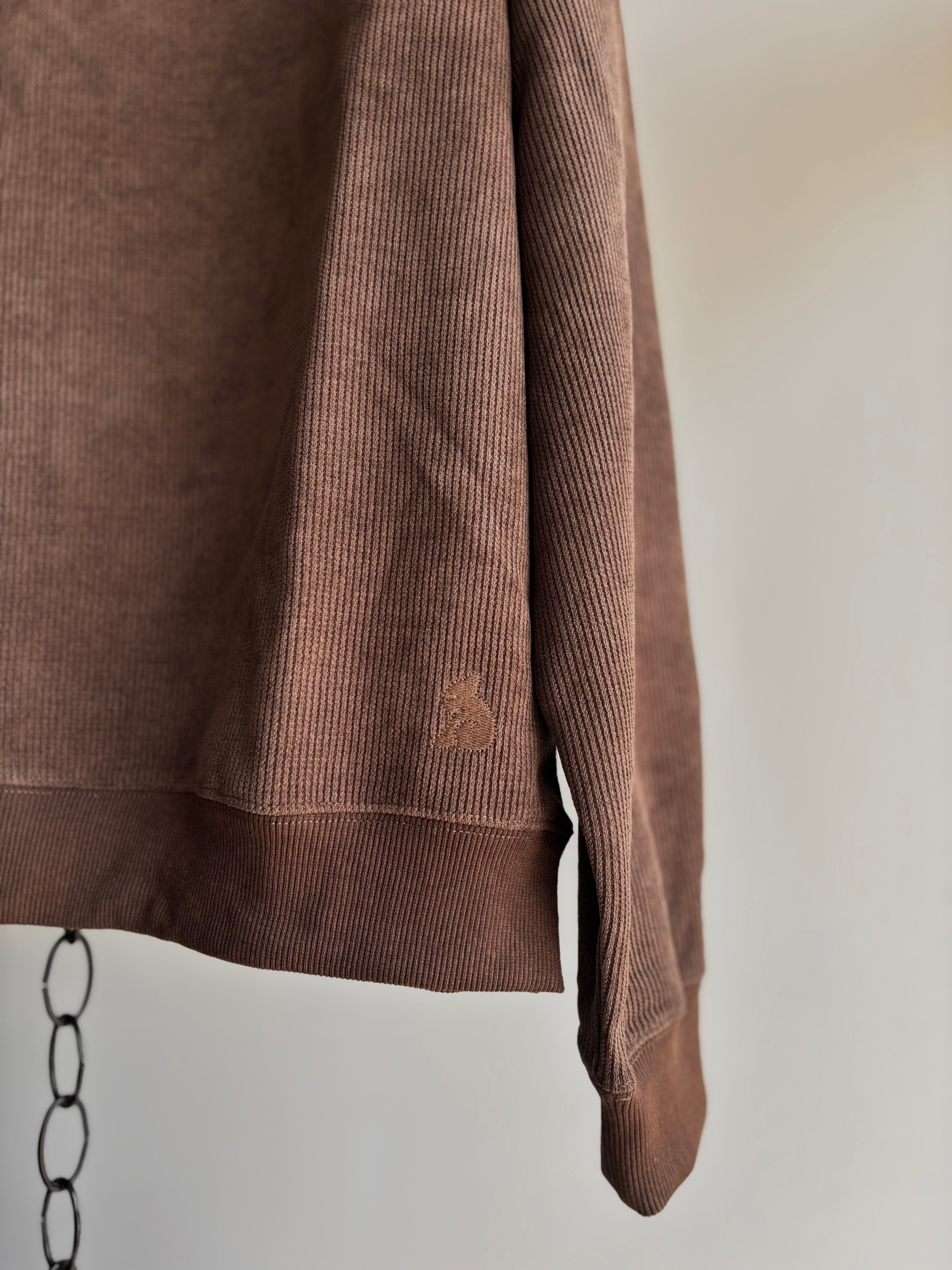 Chenille Shirt in Brown