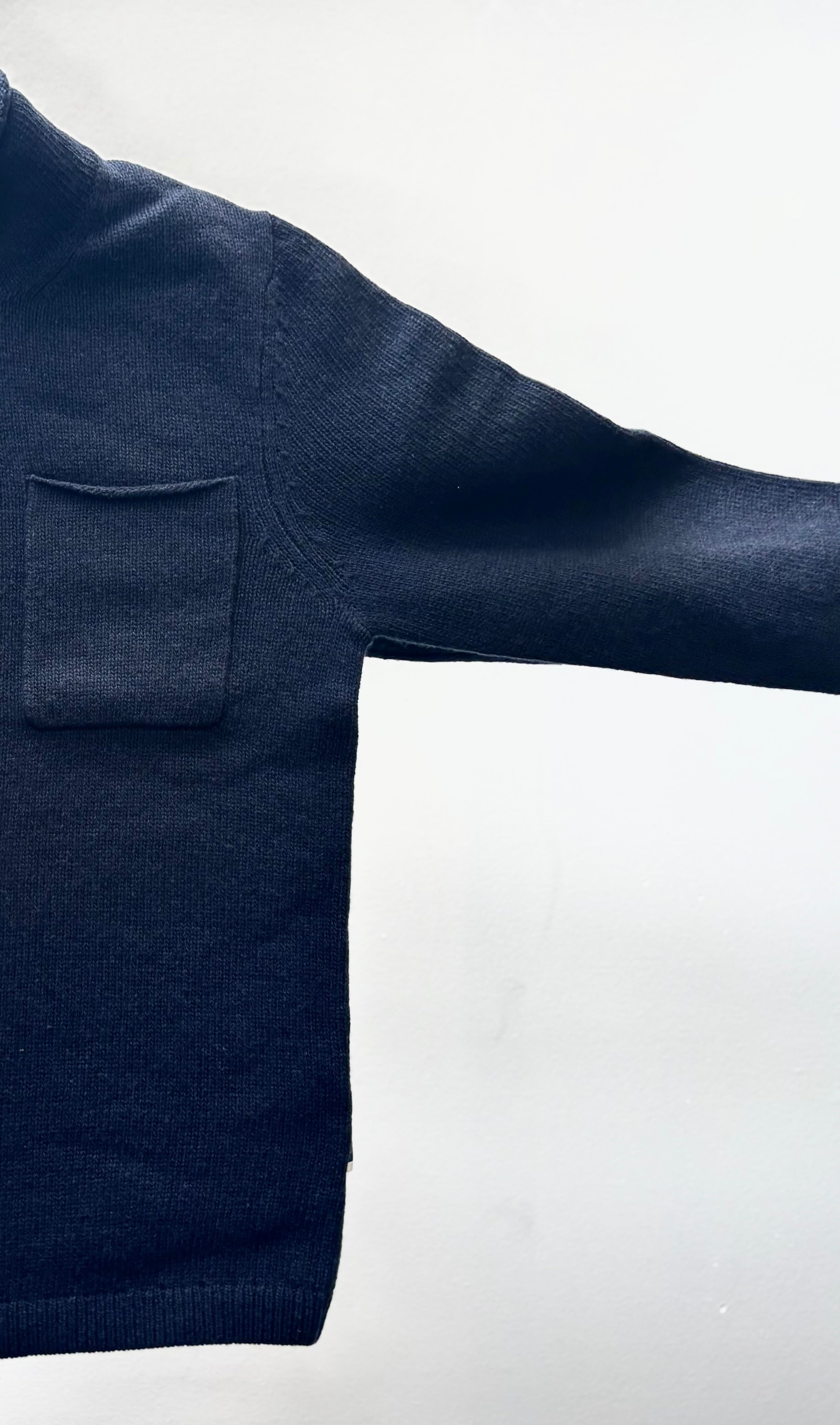 MArelaxroll Heritage Wool Sweater in Navy