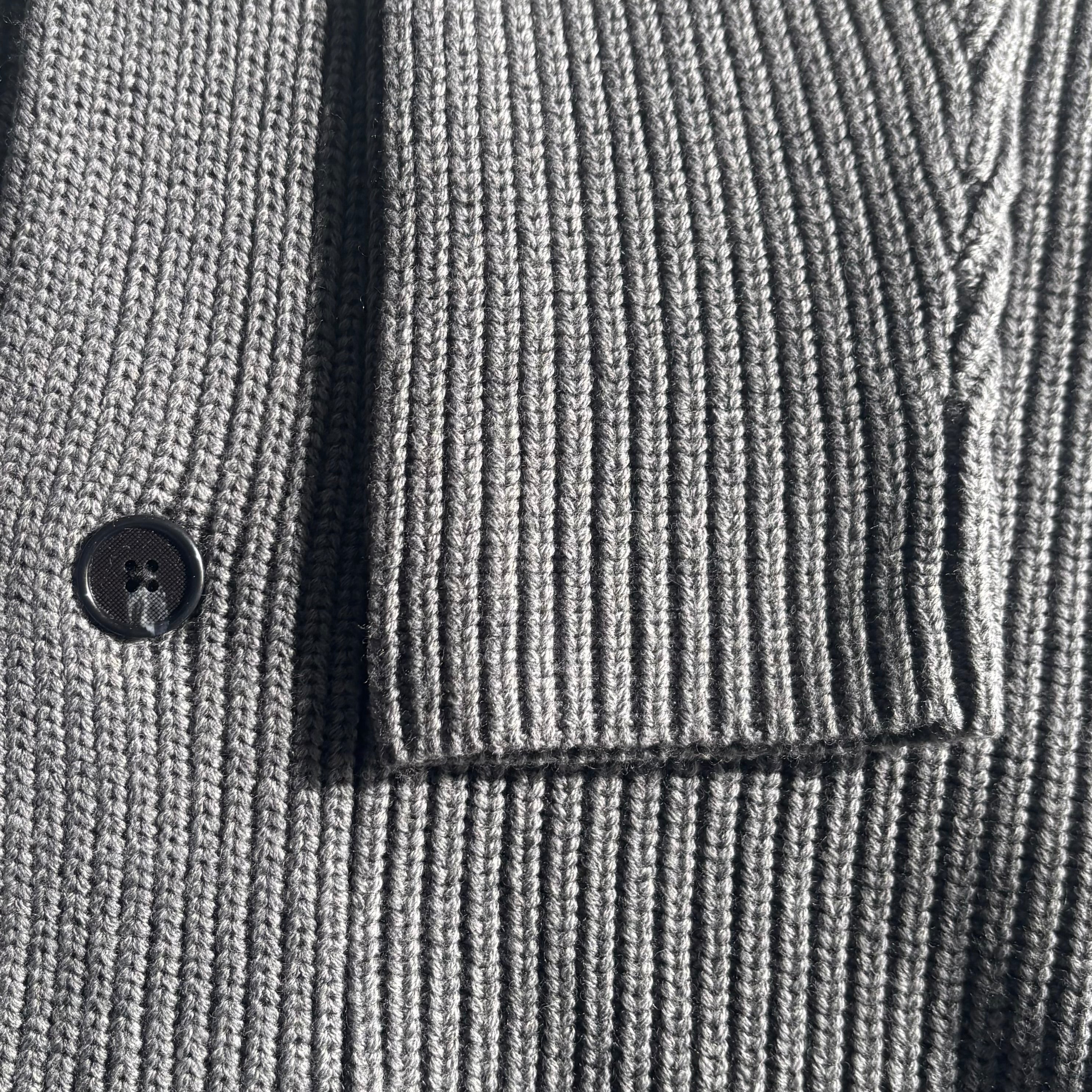 MAkrollo Cardigan in Medium Grey Melange