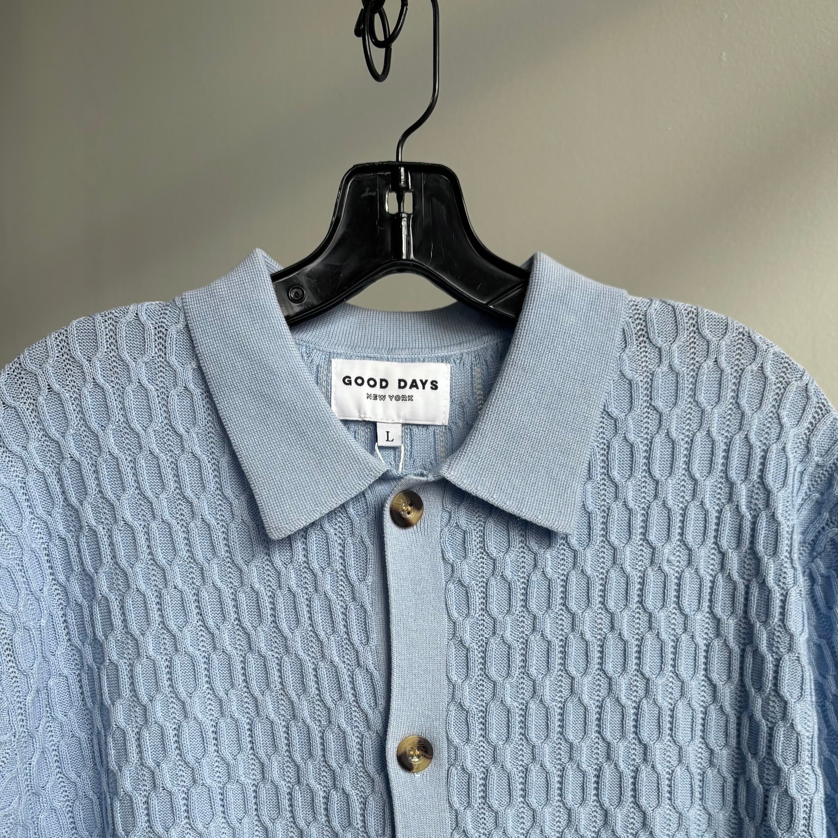 The Alder Chain Knit Polo