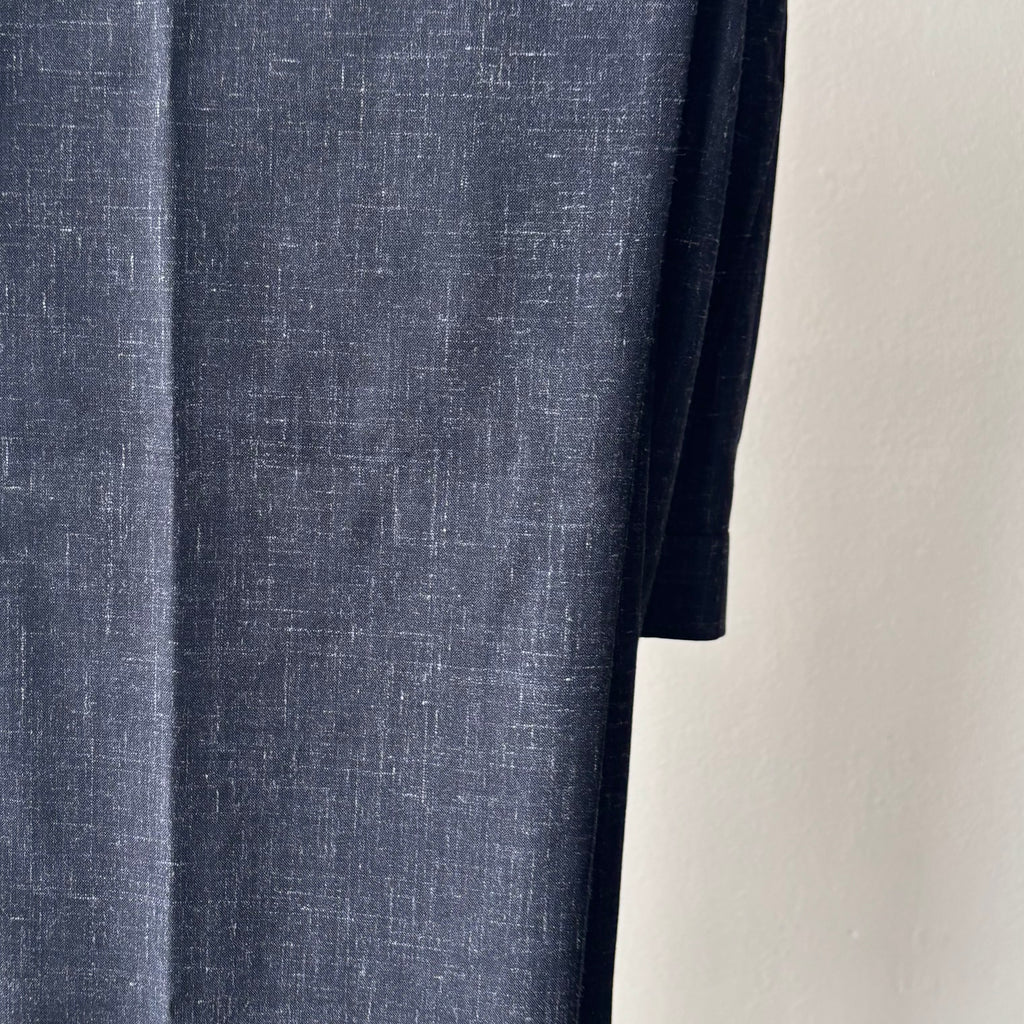 Maweller Pleat Pant in Dark Navy Melange