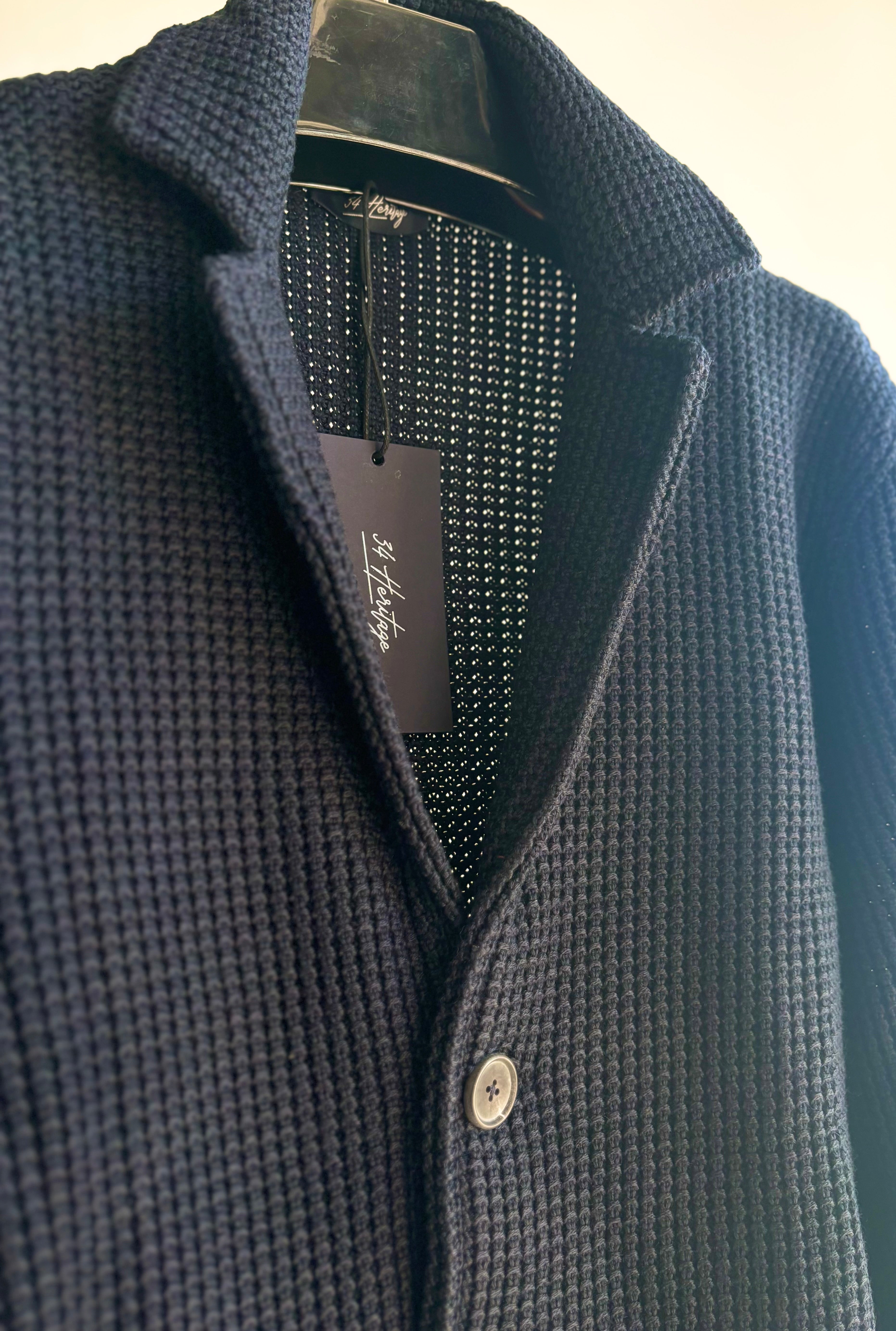Birch Sweater Blazer in Navy