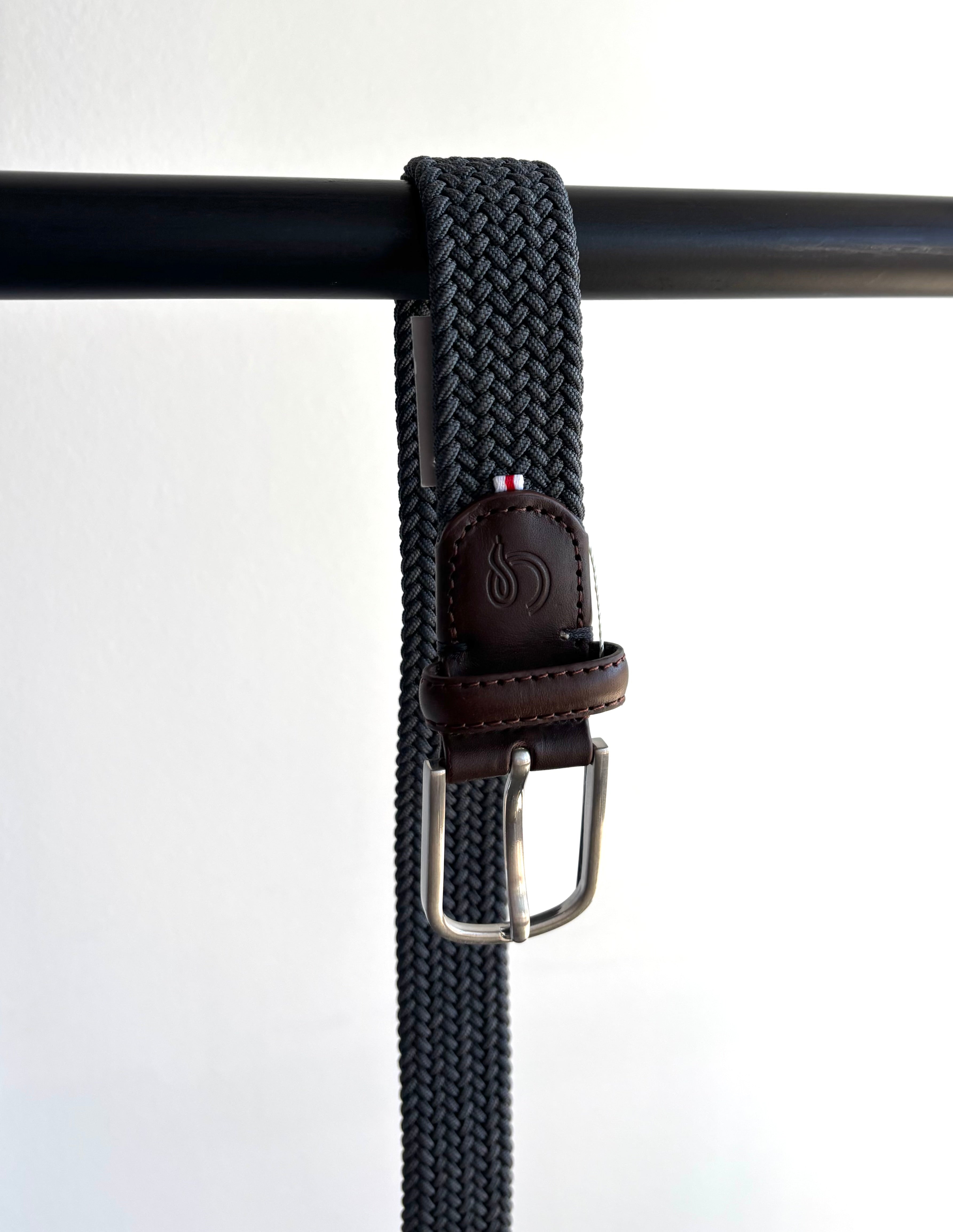 MONO Braided Belt in Grey