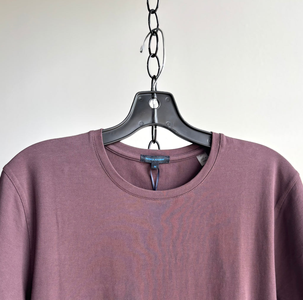 Iconic Pima Tee in Prune