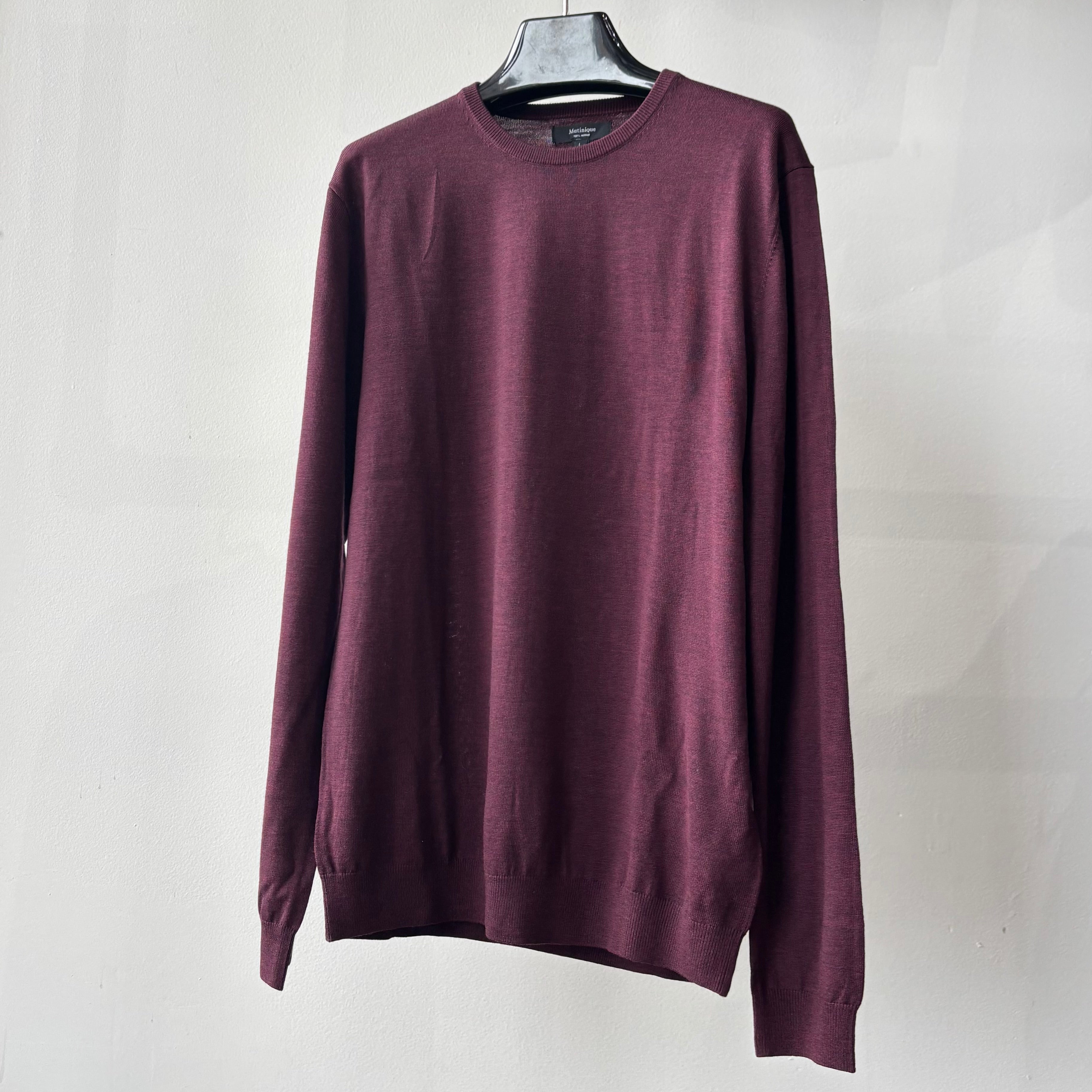 Margrate merino in Claret Melange