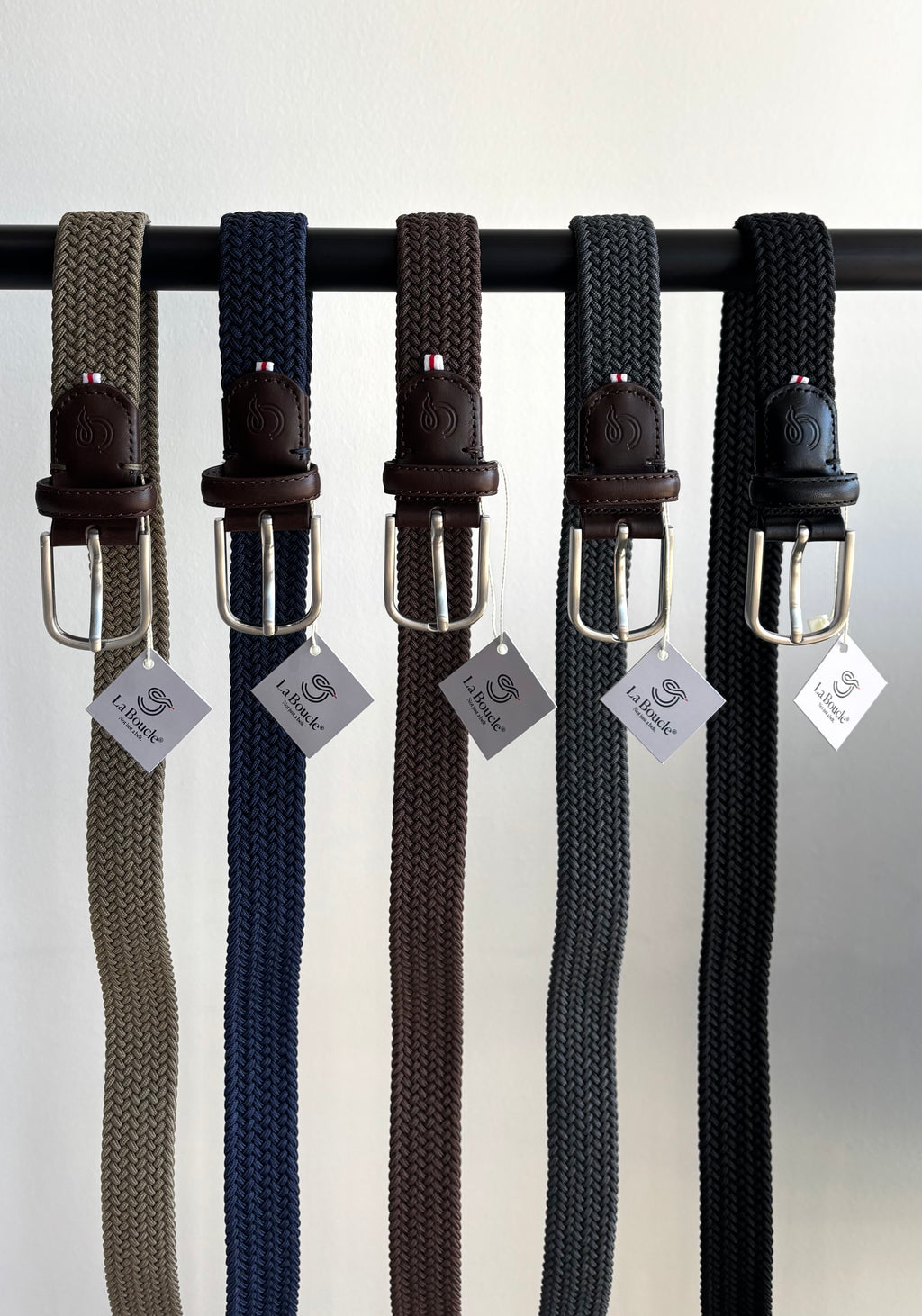 MONO Braided Belt in Taupe