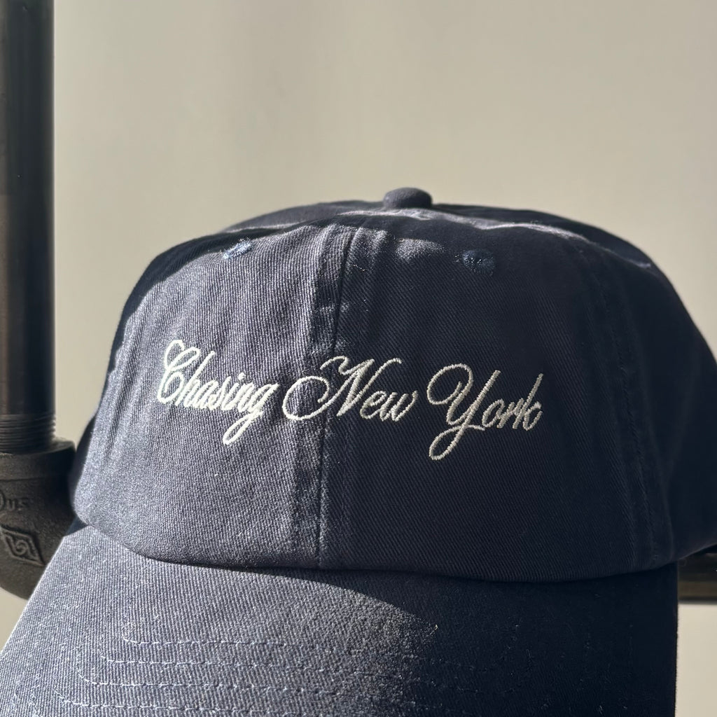 CNY Small Logo Cap in Navy