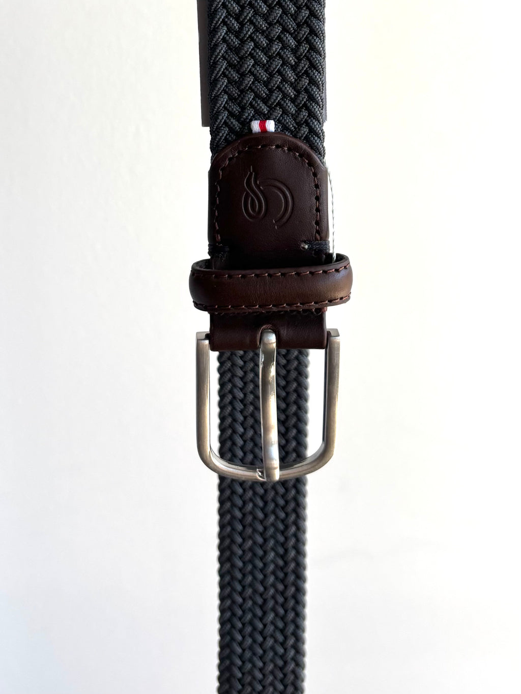 MONO Braided Belt in Grey
