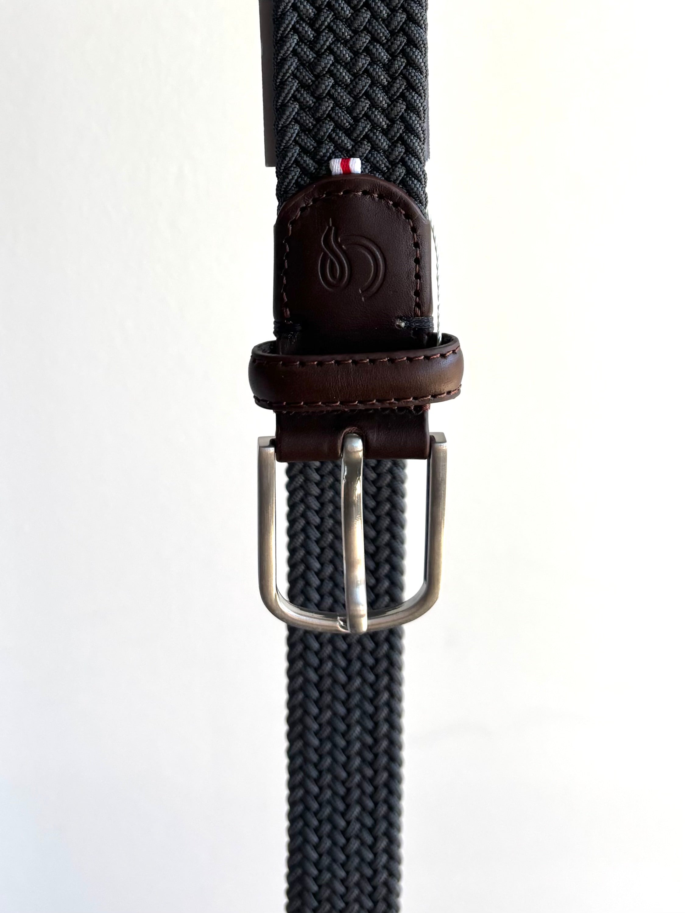 MONO Braided Belt in Grey