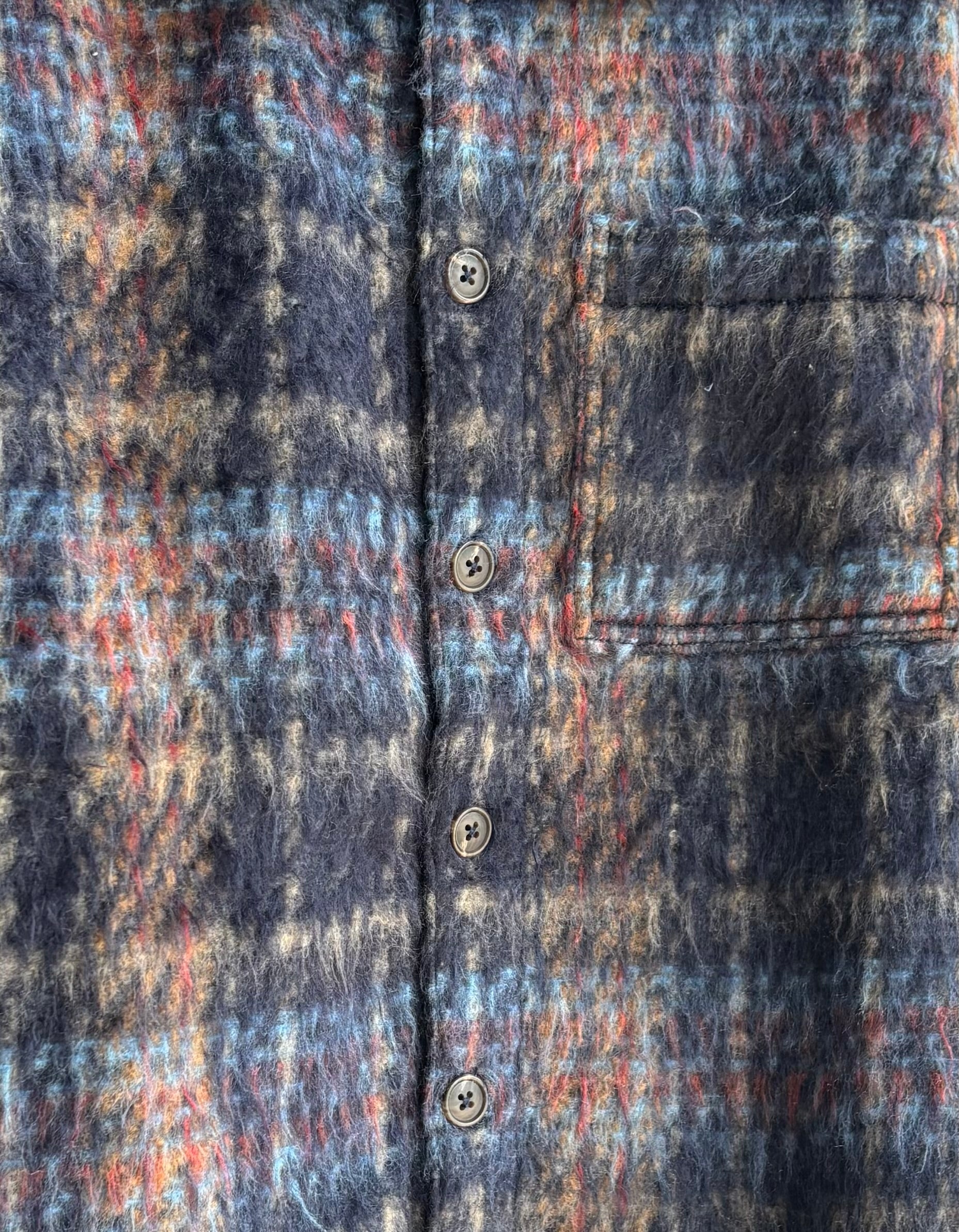 Faux Mohair Shacket