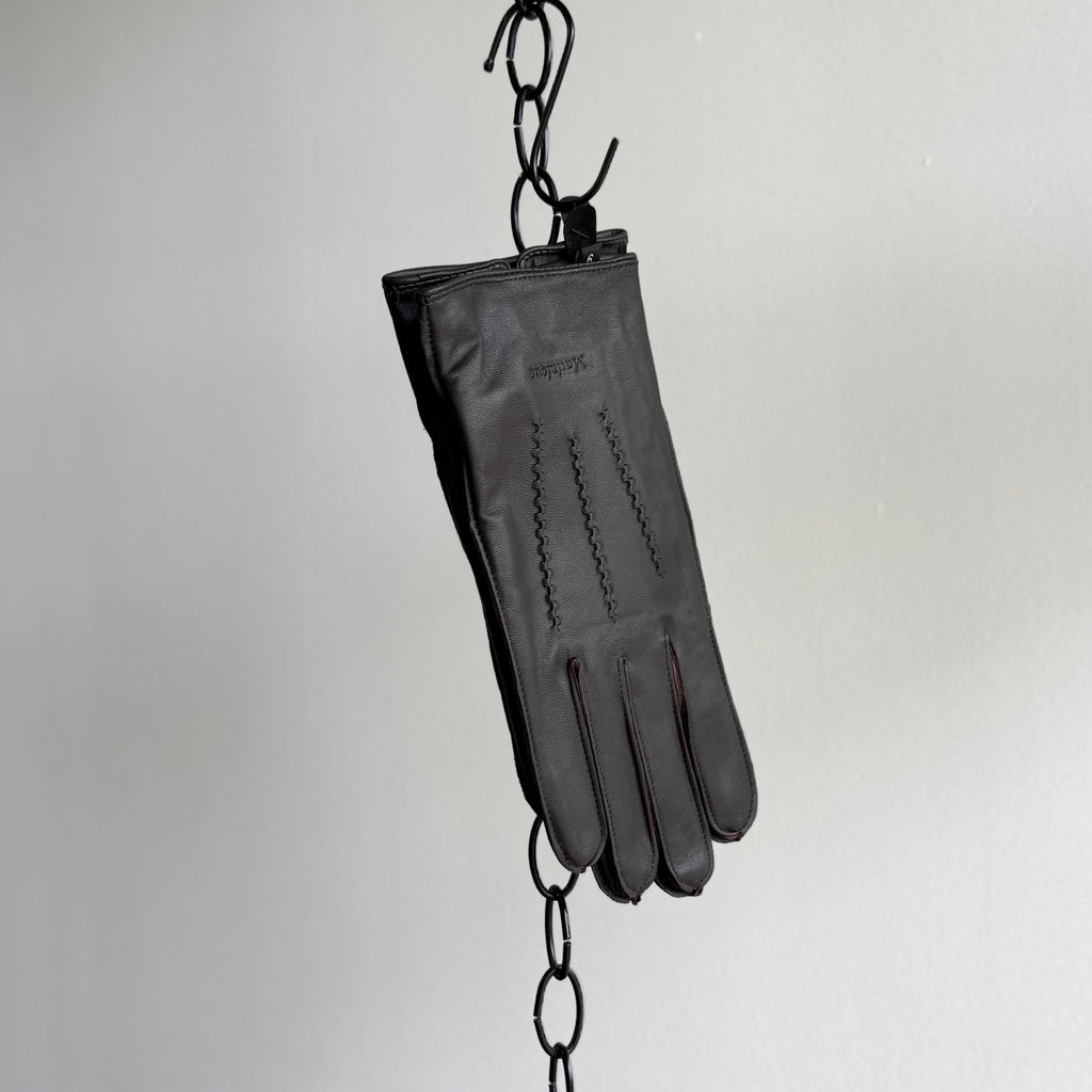Matrewy Classic Leather Gloves in Brown