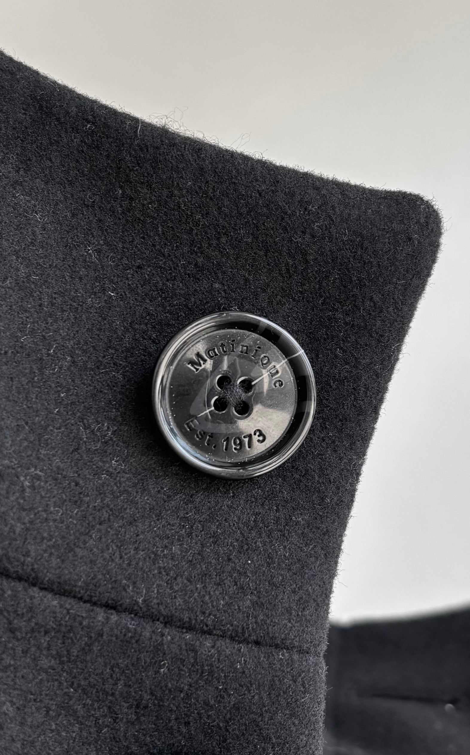 Harvey Classic Wool Coat in Black