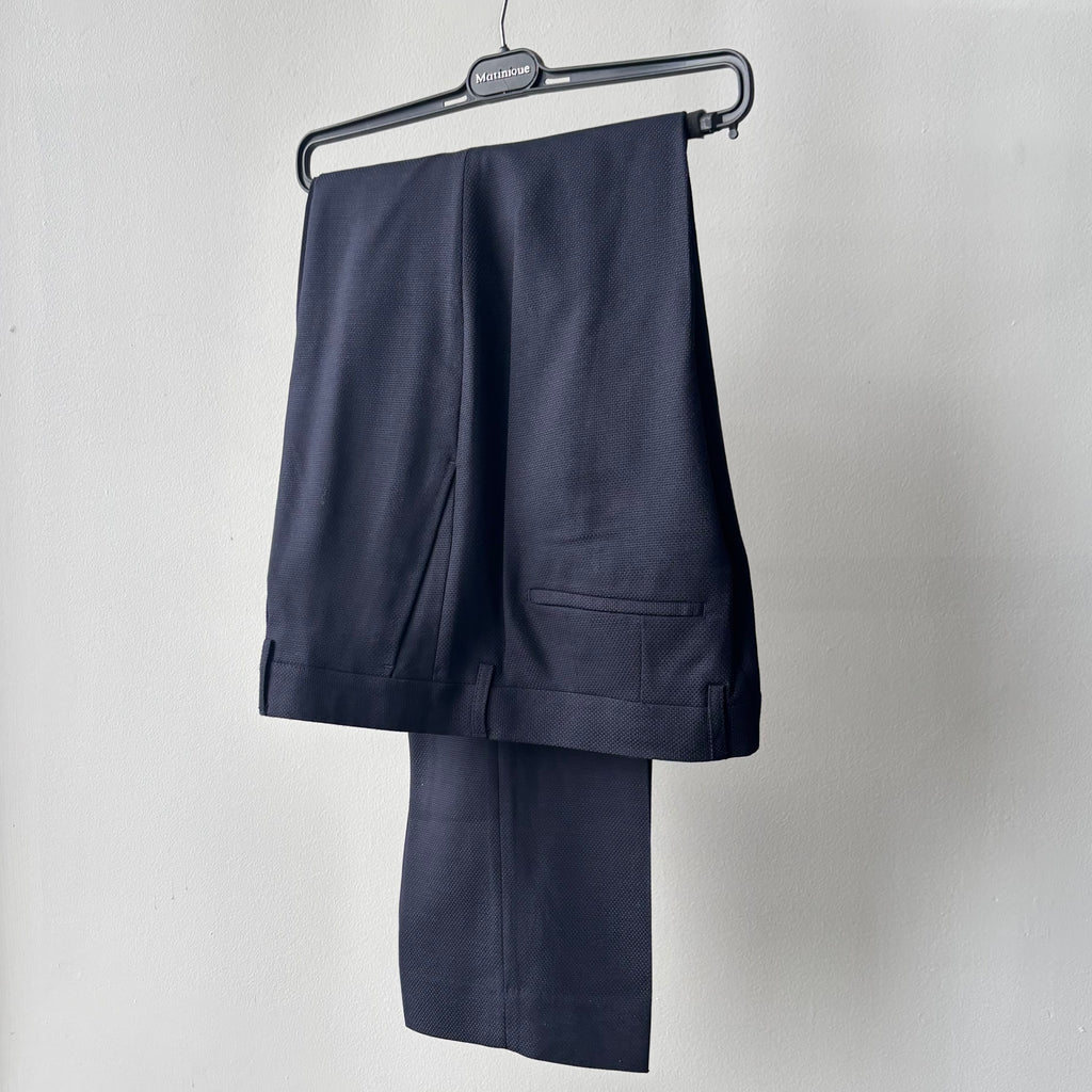 MAweller Pleat Pant in Dark Navy
