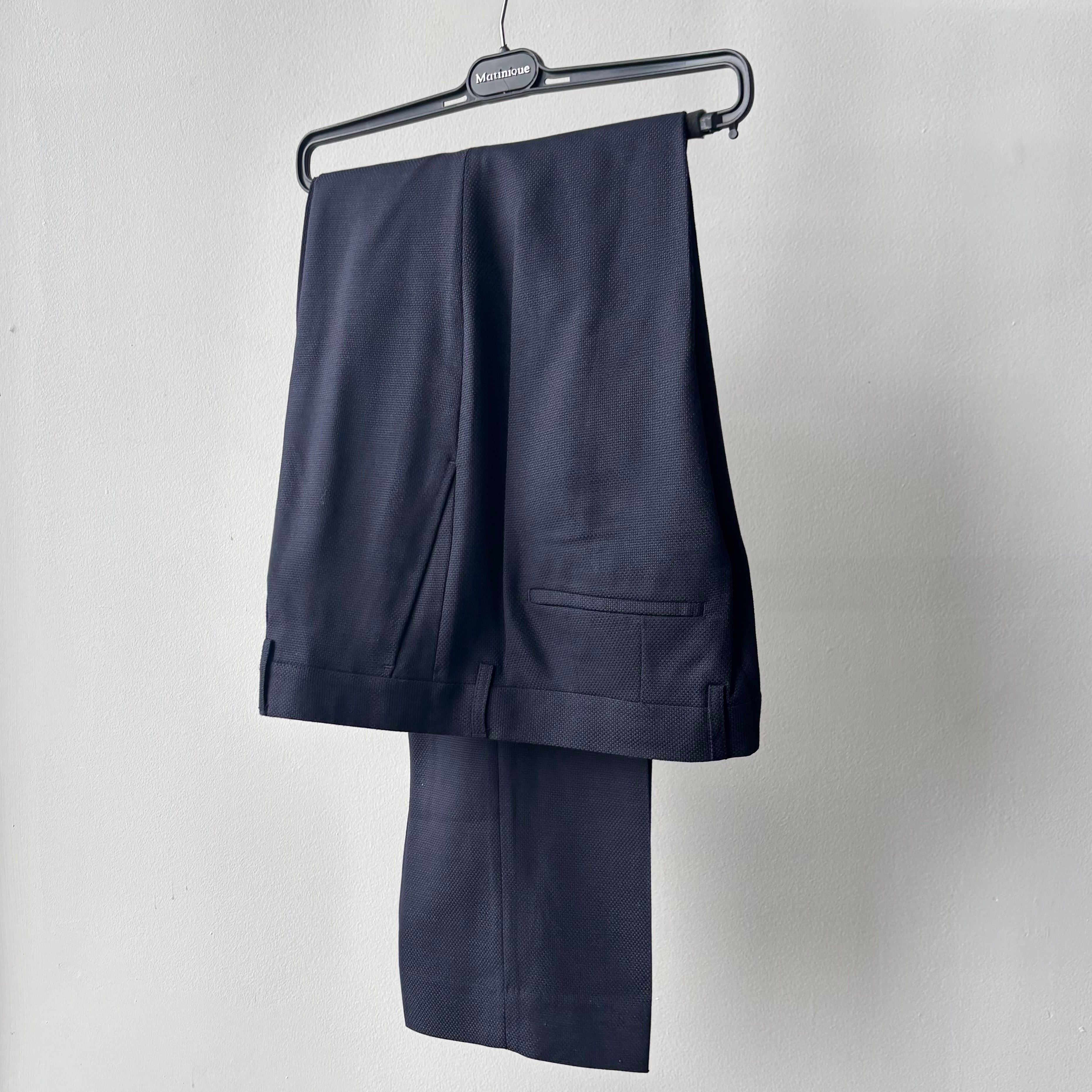 MAweller Pleat Pant in Dark Navy