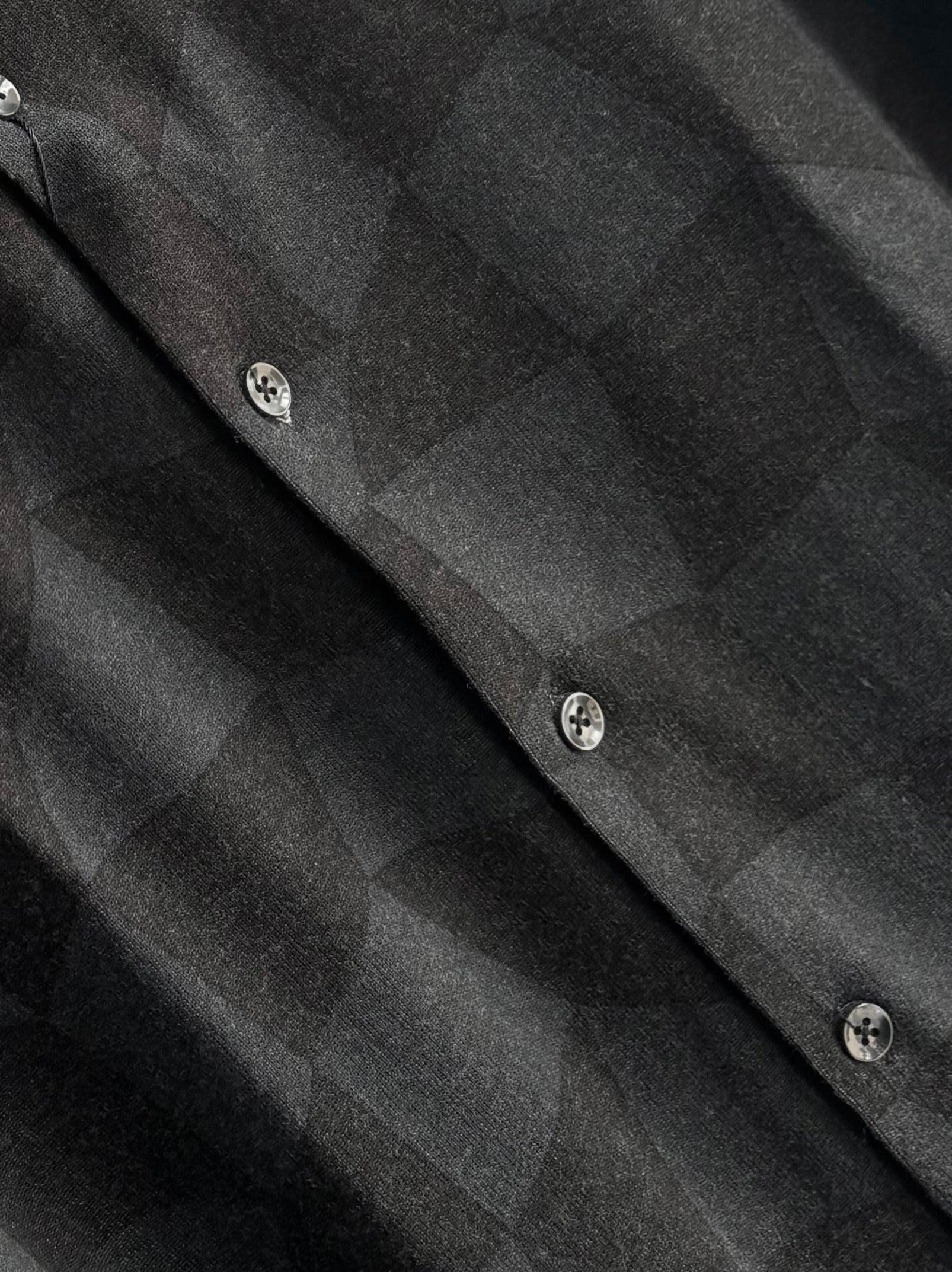 Long Sleeve Knit in Warped Checkerboard