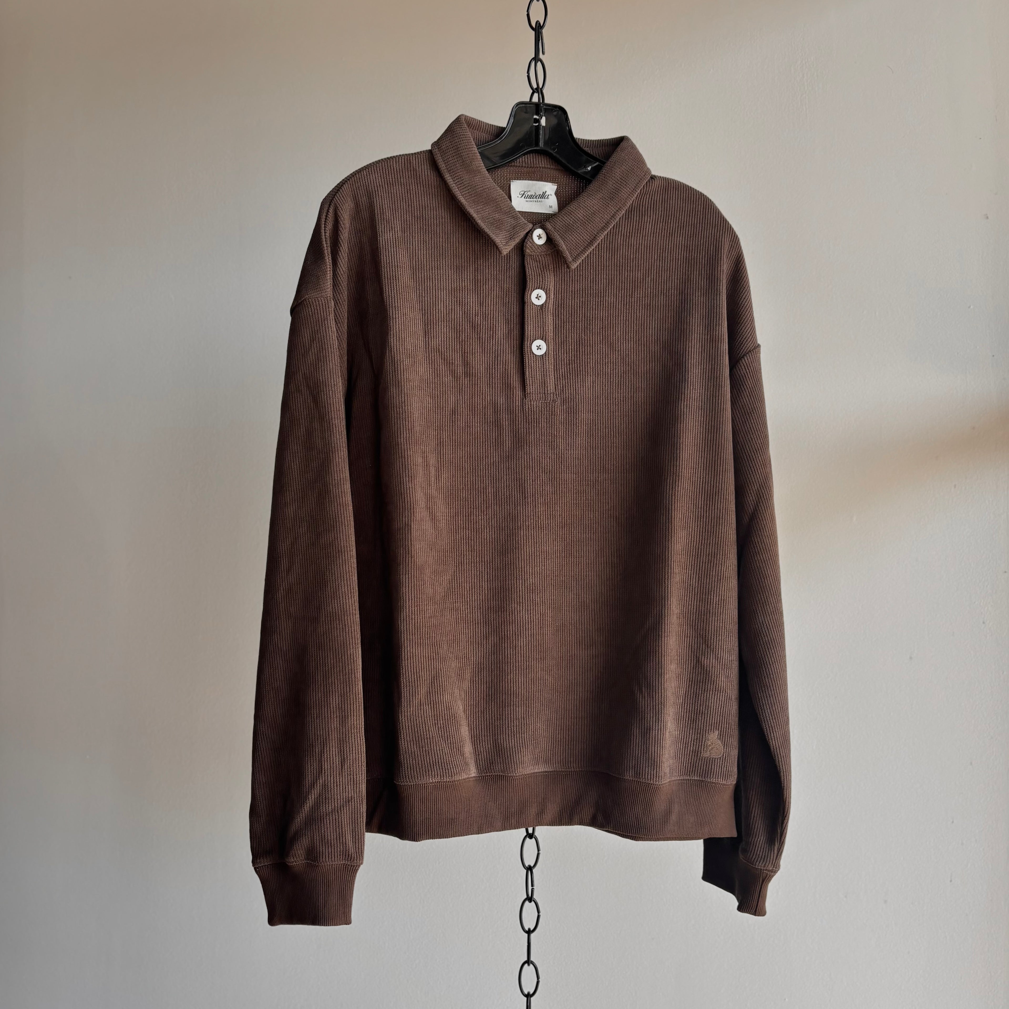 Chenille Shirt in Brown