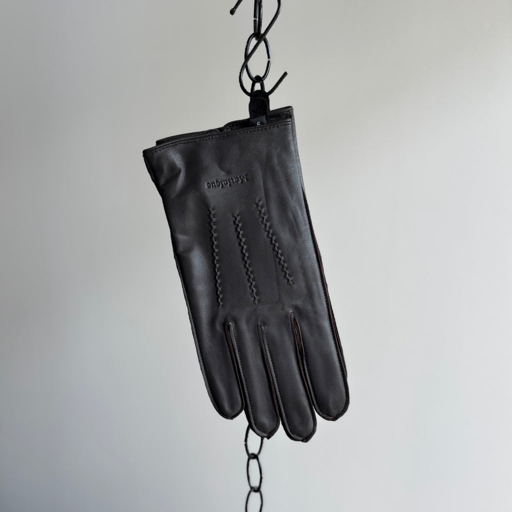 Matrewy Classic Leather Gloves in Brown