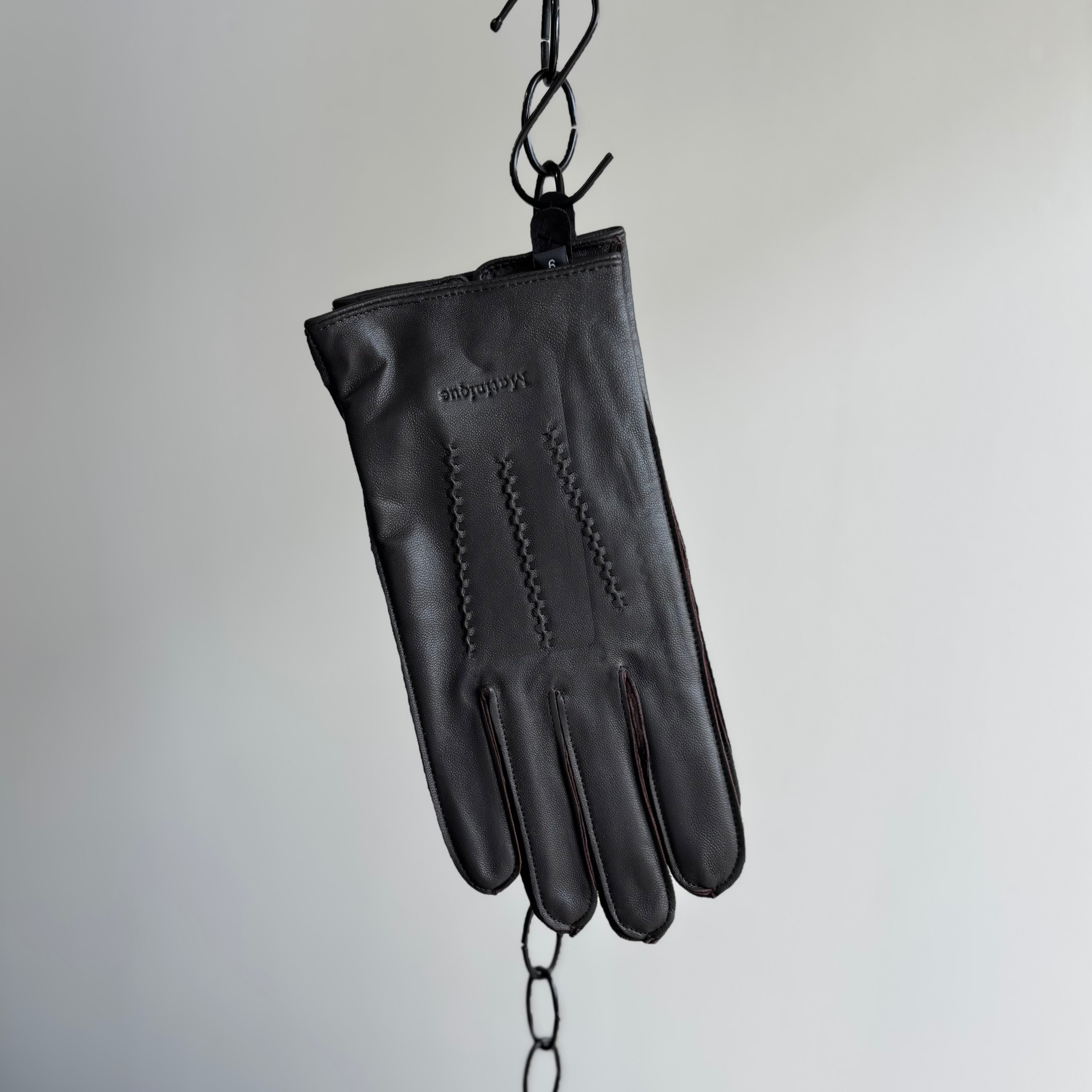 Matrewy Classic Leather Gloves in Brown