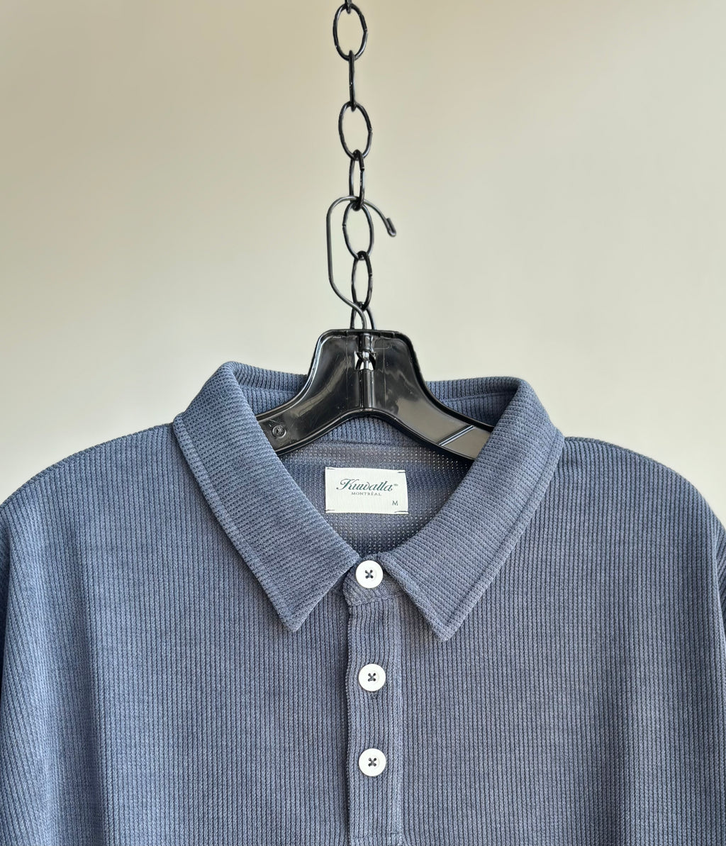 Chenille Shirt in Navy