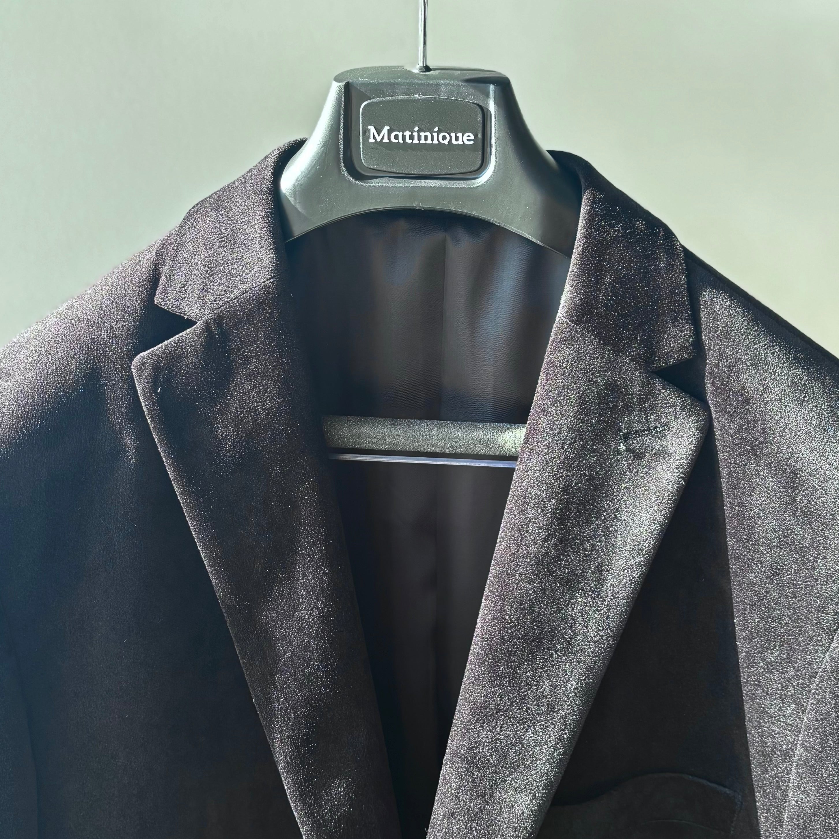 MaGeorge Velvet Blazer in Black