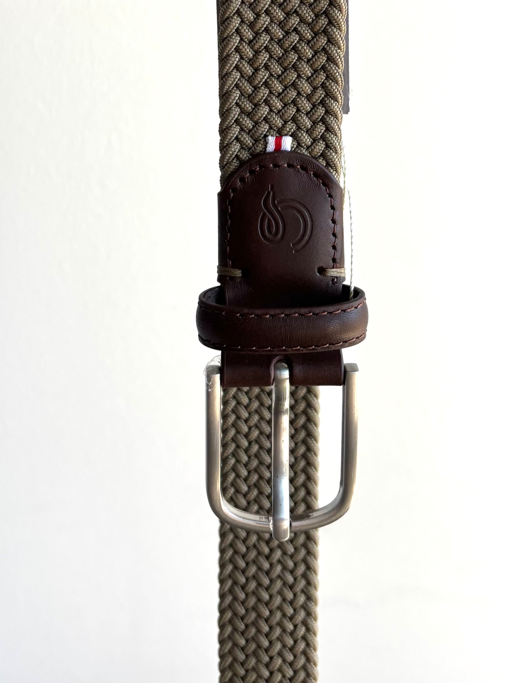 MONO Braided Belt in Taupe