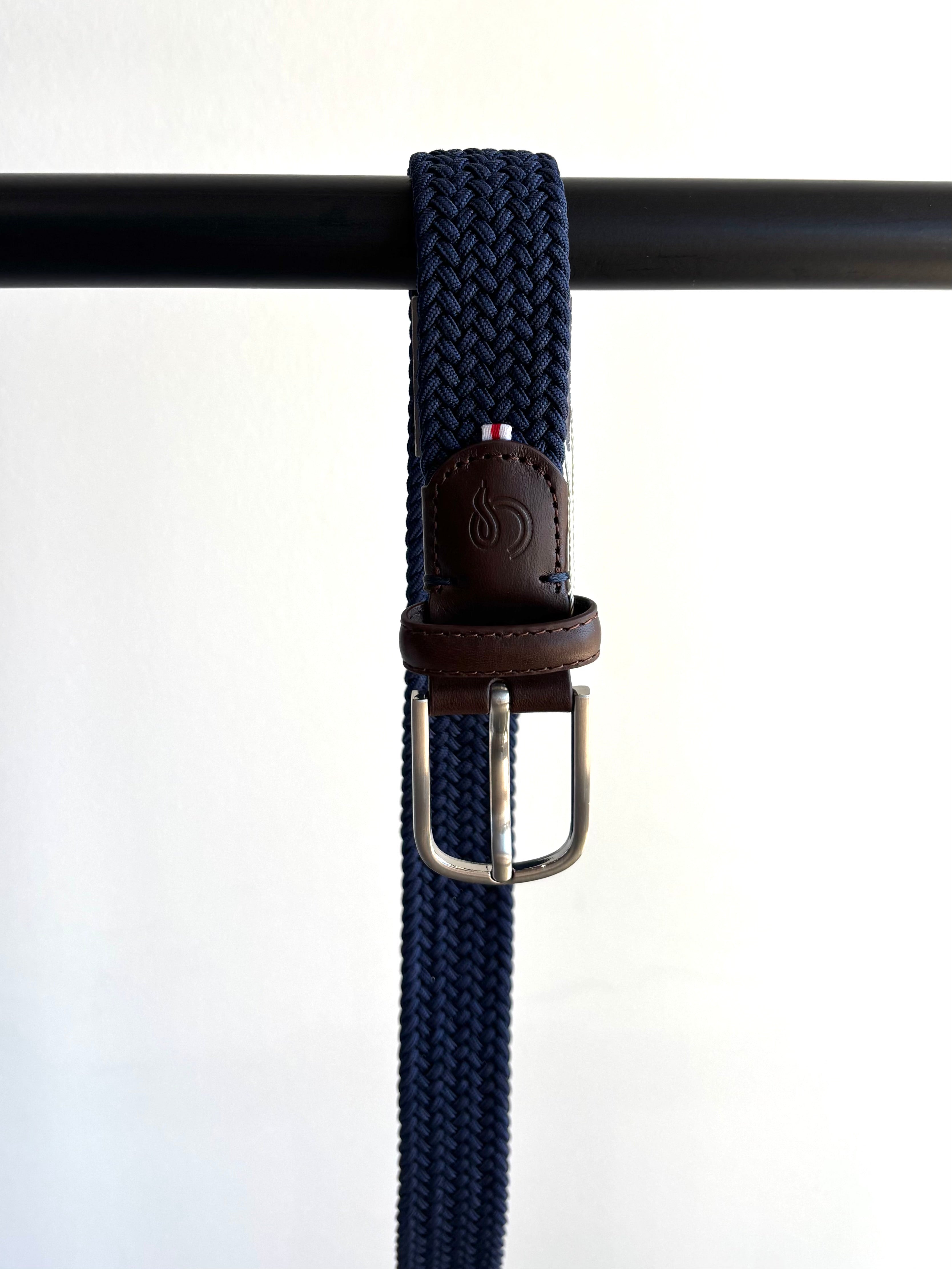 MONO Braided Belt in Navy