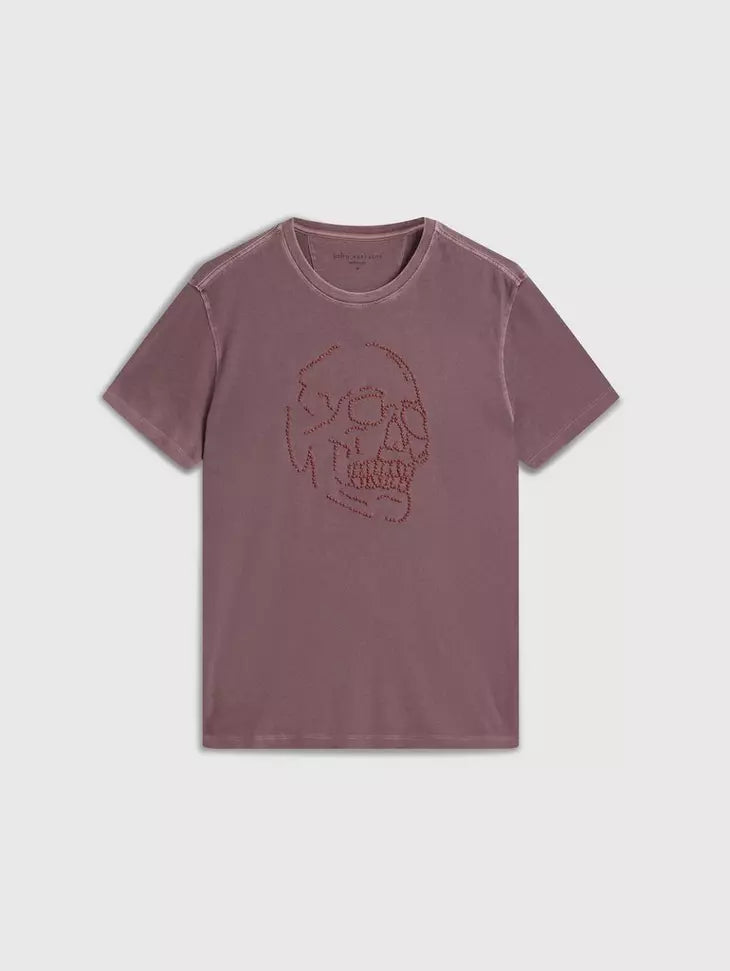 Knot Skull Tee in Mauvewood